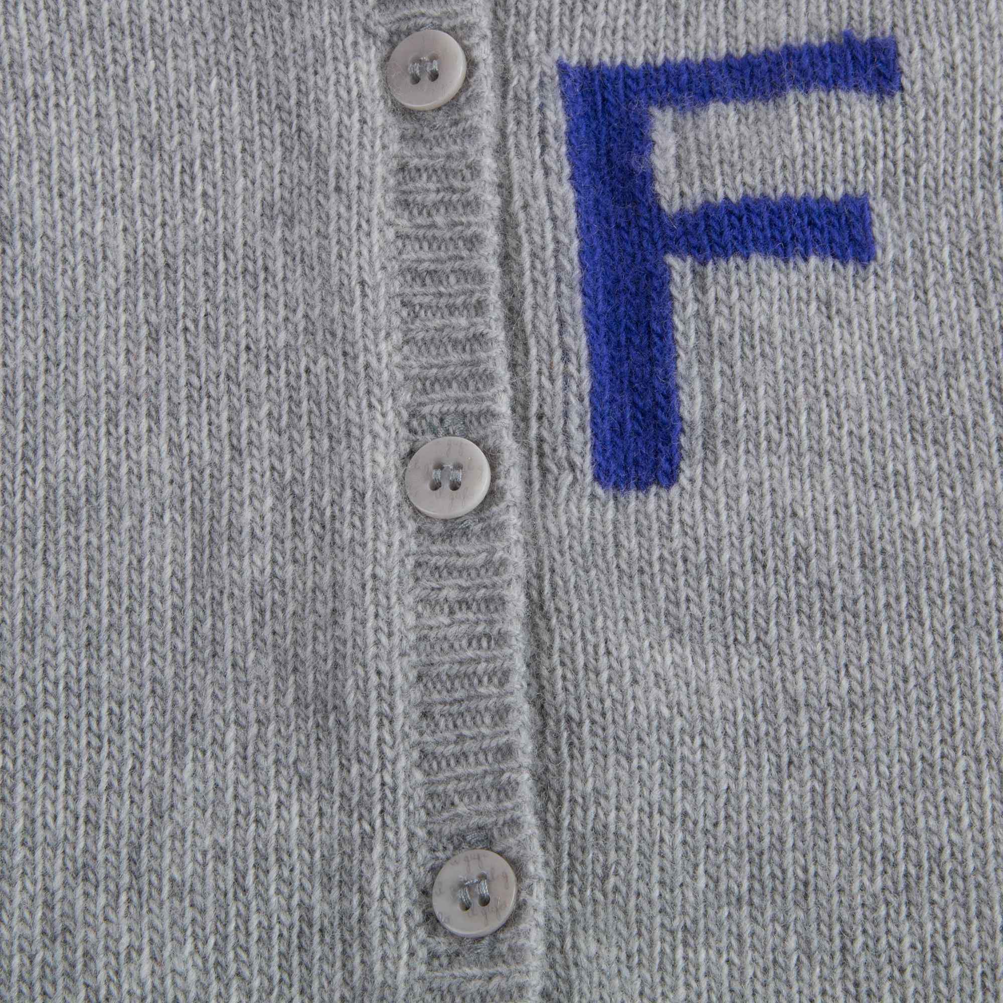 Baby Girls Grey Wool Cardigan