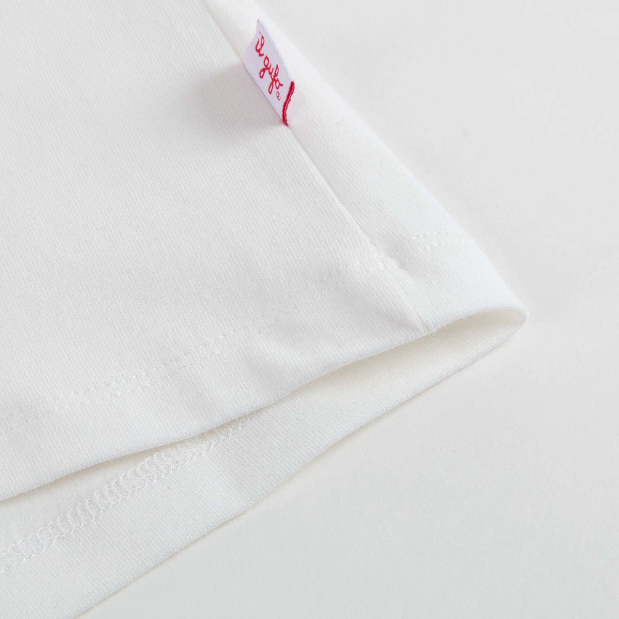 Baby Girls Milk & Blue Cotton T-shirt