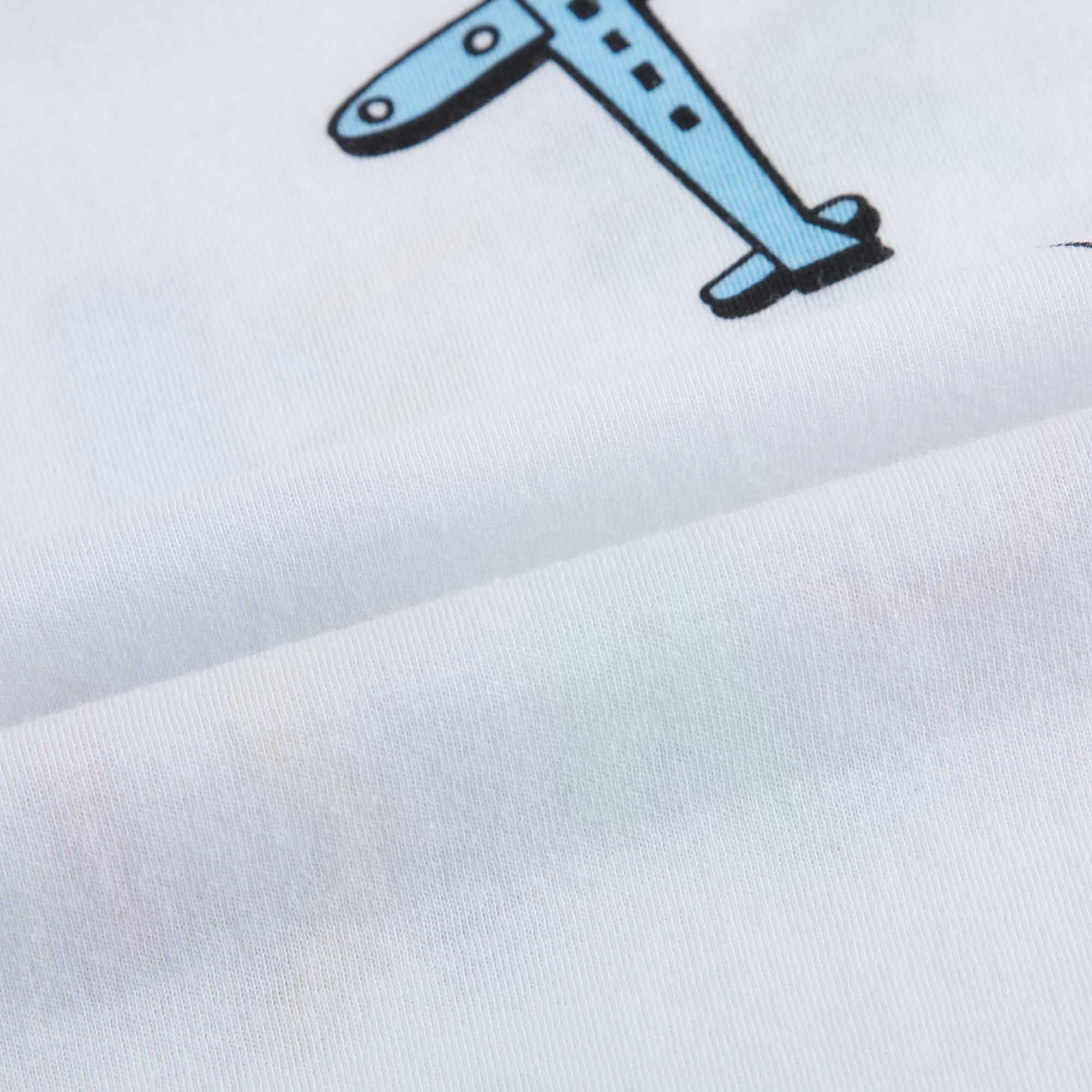 Girls White Logo Cotton T-shirt