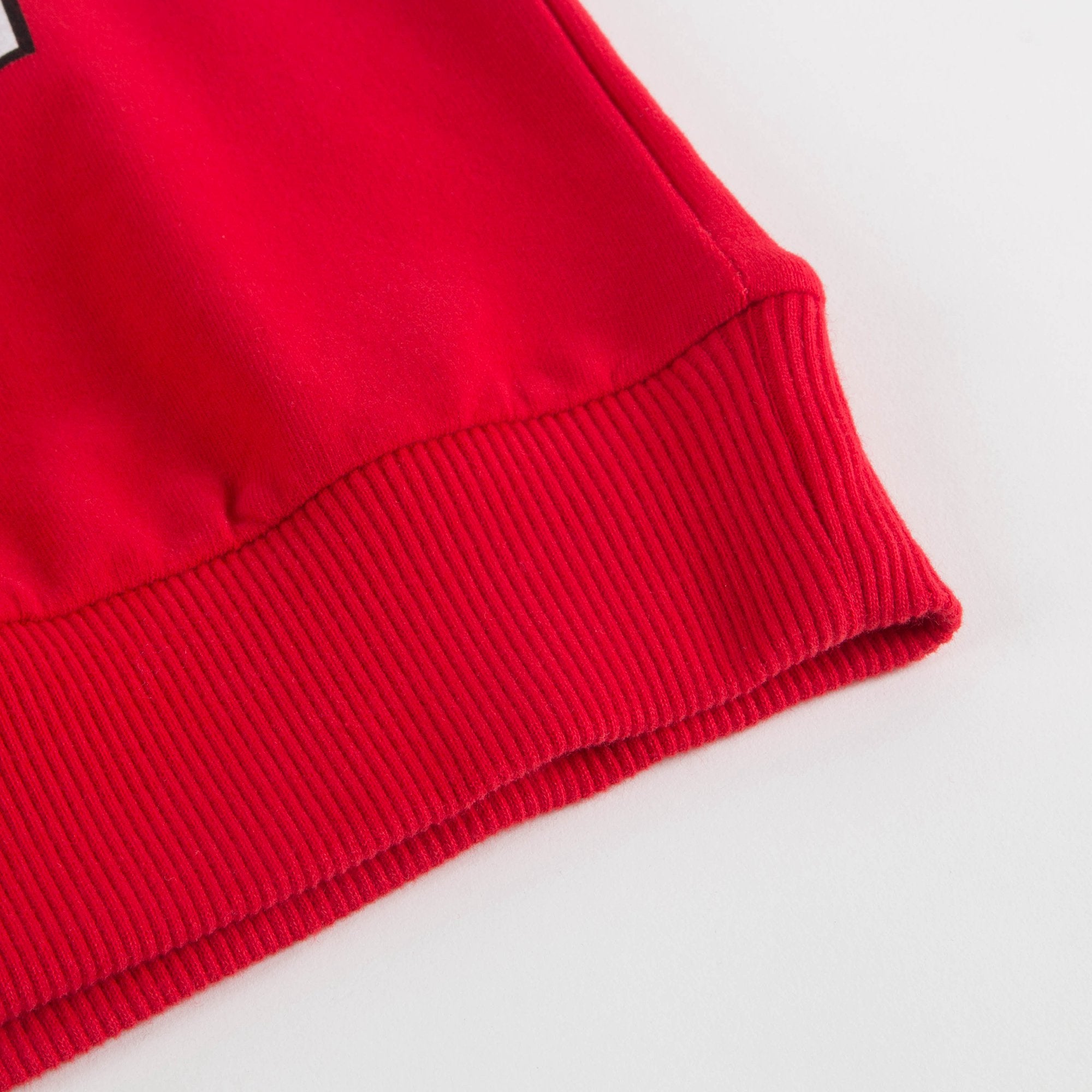 Girls Poppy Red Cotton Sweatshirt