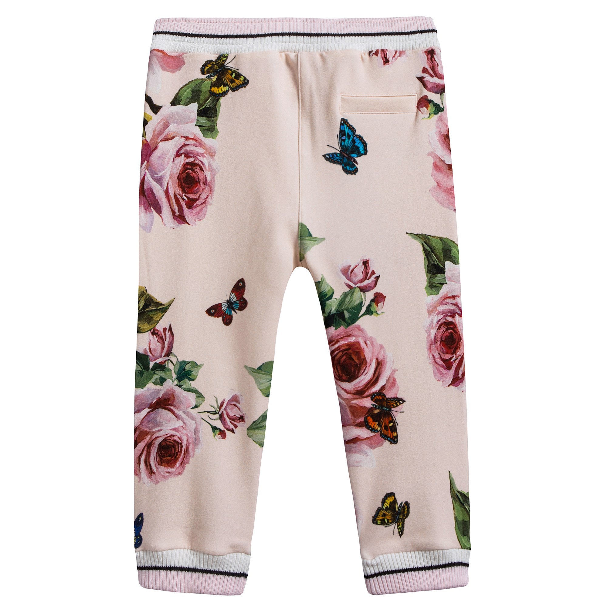 Baby Girls Beige Rose Trousers