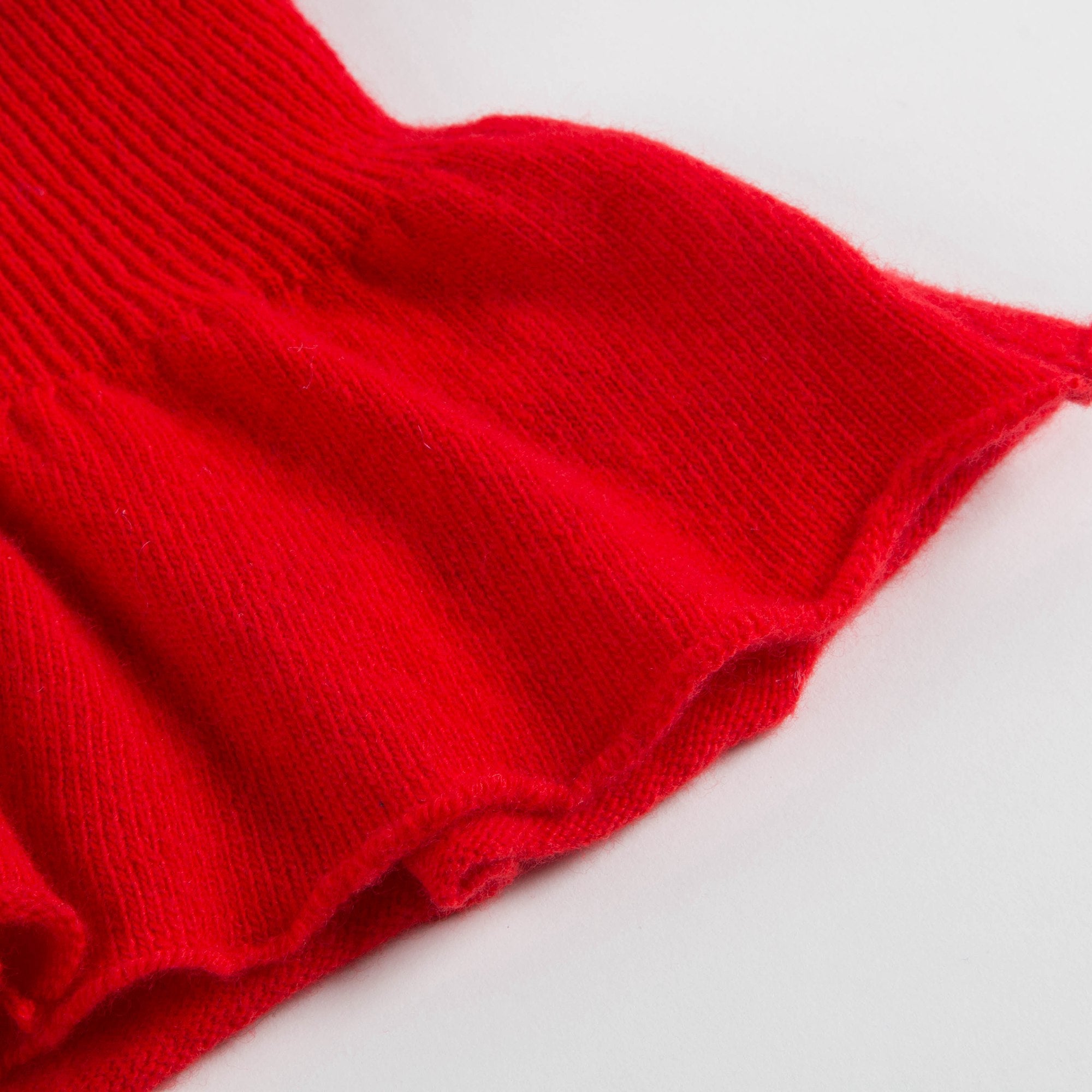 Baby Girls Poppy Red Wool Cardigan