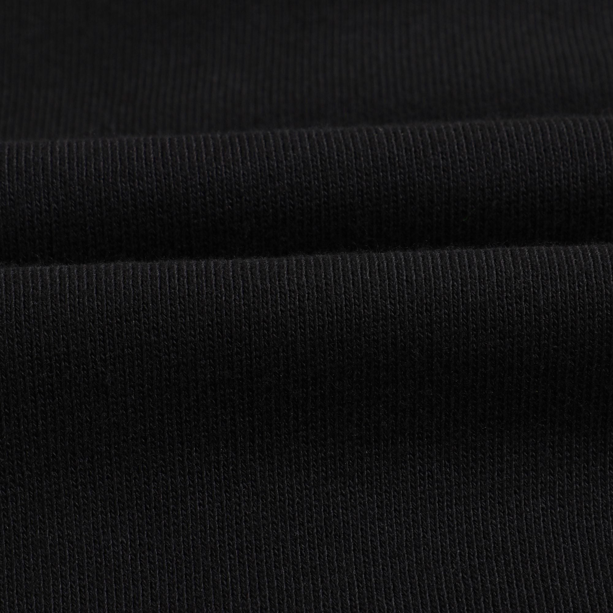 Girls Black Logo Cotton Hoodie