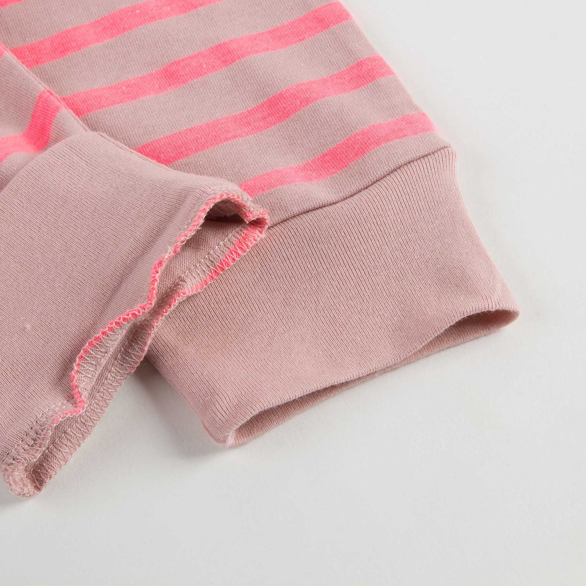 Baby Girls Pink Striped Trousers