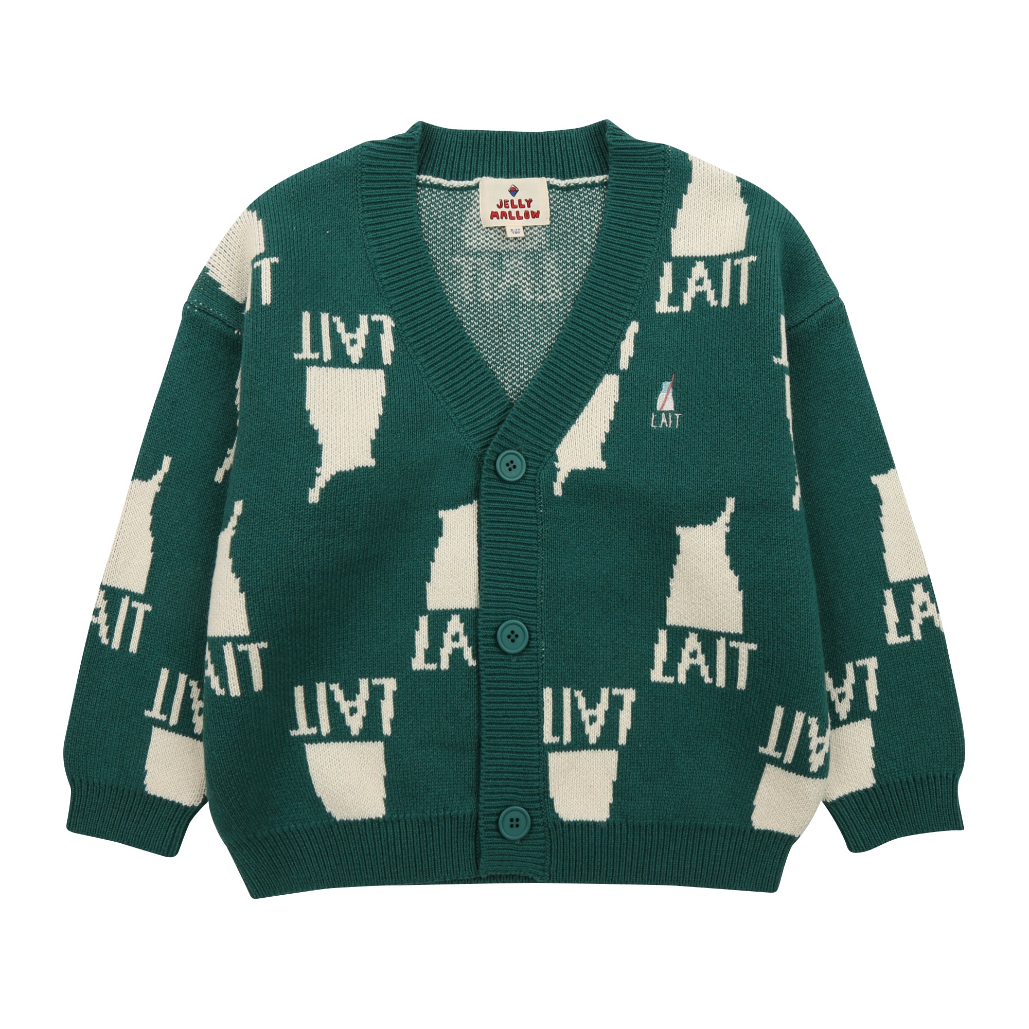 Boys & Girls Green Cardigan