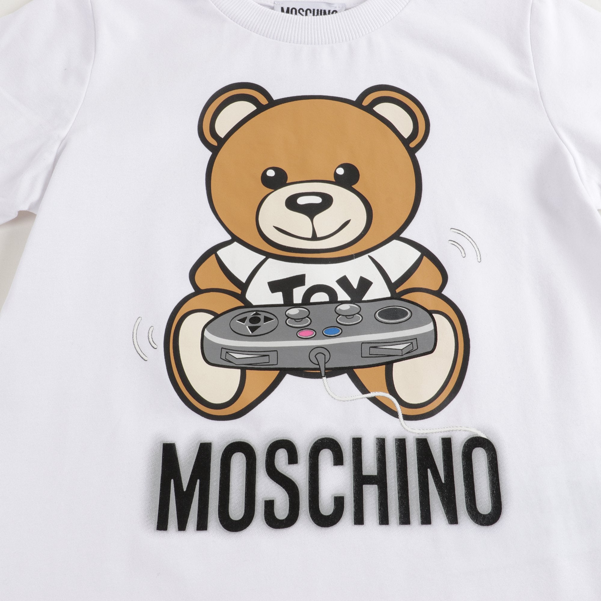 Boys & Girls Optical White T-Shirt