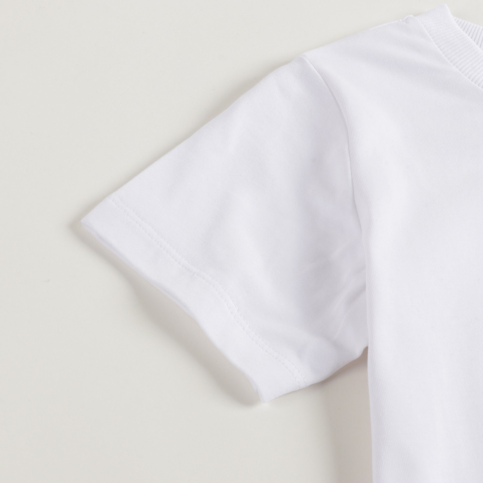 Boys & Girls Optical White T-Shirt