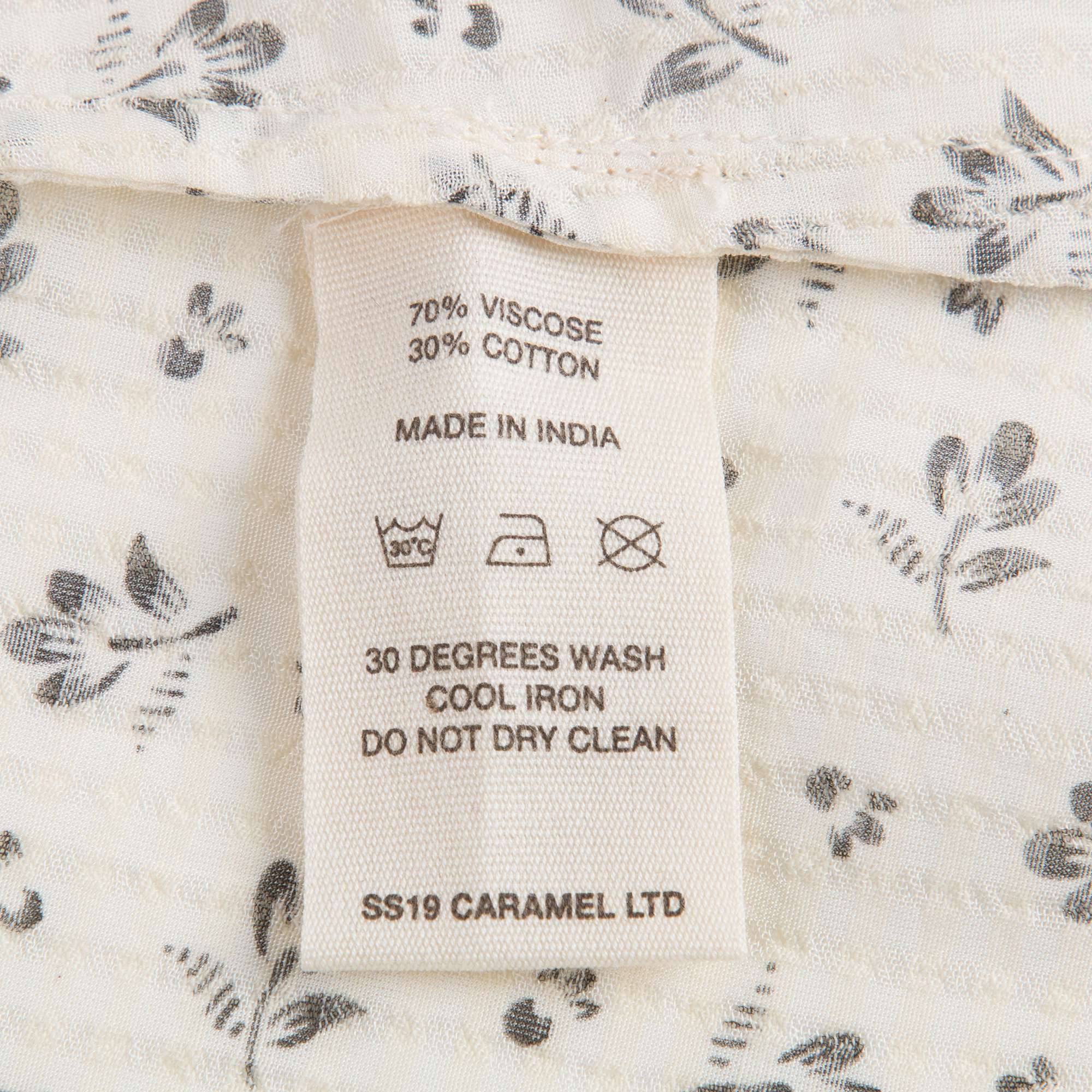 Girls Ditsy Clover Print Hydrangea Blouse