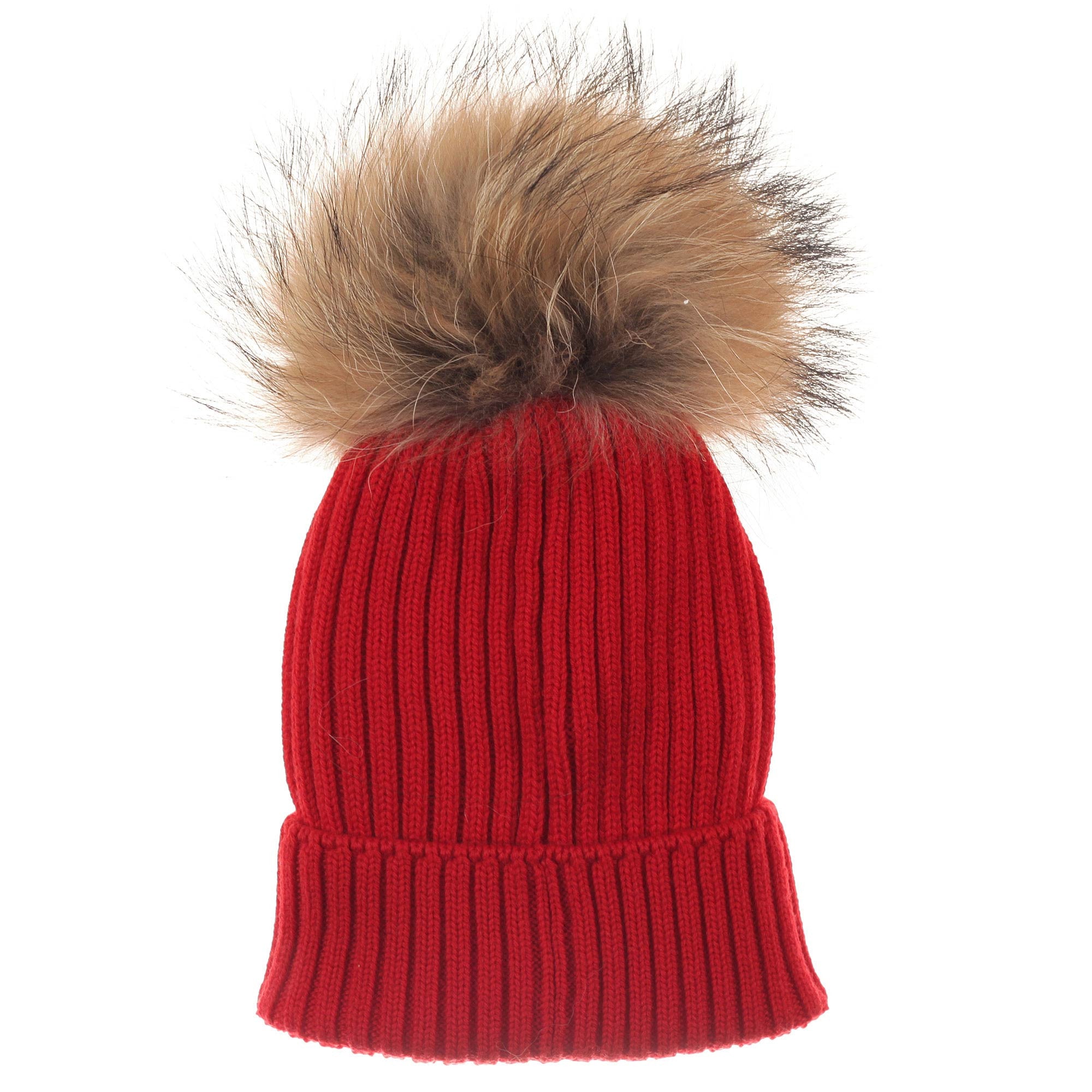 Boys & Girls Red Plush Trims Knitted Hat & Scarf Sets - CÉMAROSE | Children's Fashion Store - 3