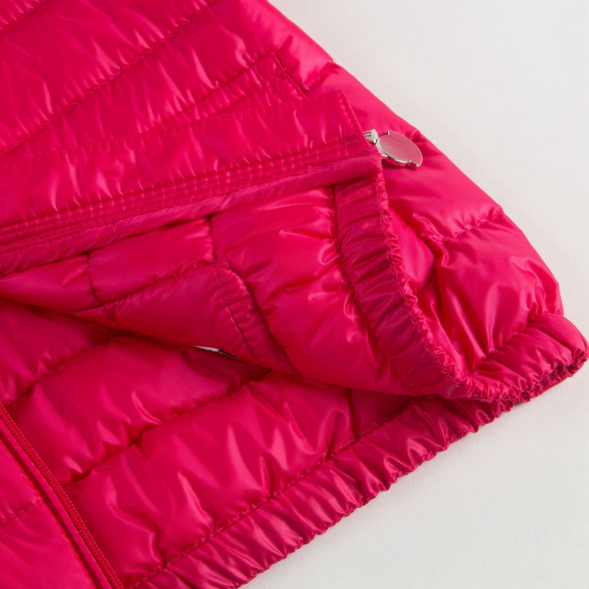 Girls Fuchsia "Lans"Down Padded Jacket