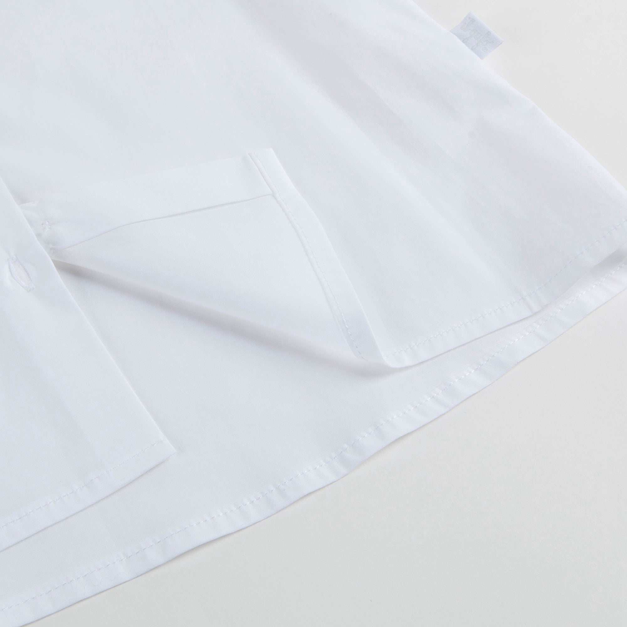 Girls White Cotton Shirt