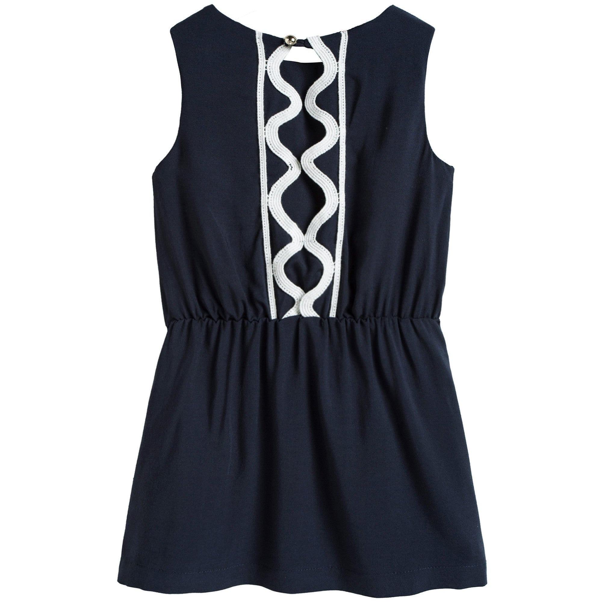 Girls Blue Viscose Dress