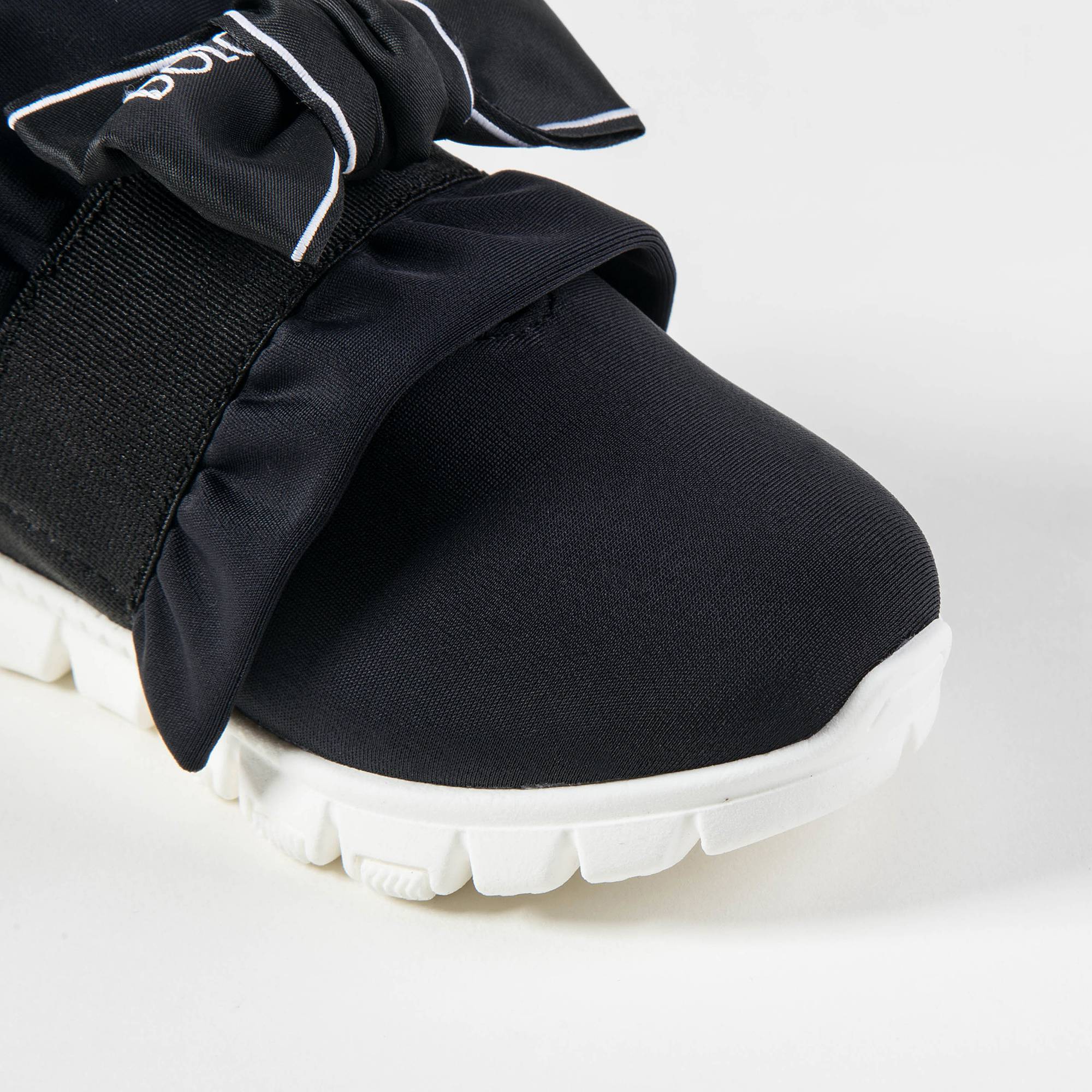Girls Black Nylon Shoes