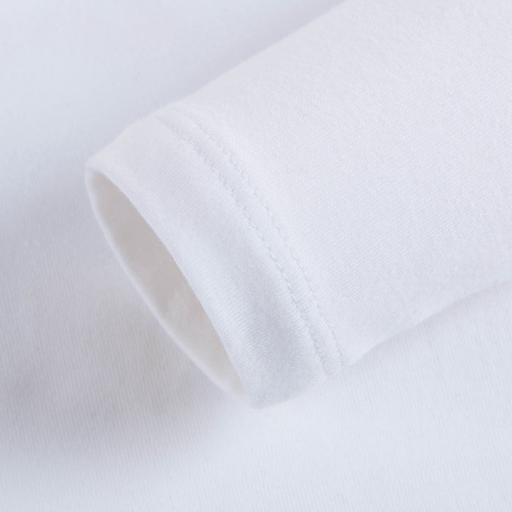 Girls White Cotton T-shirt