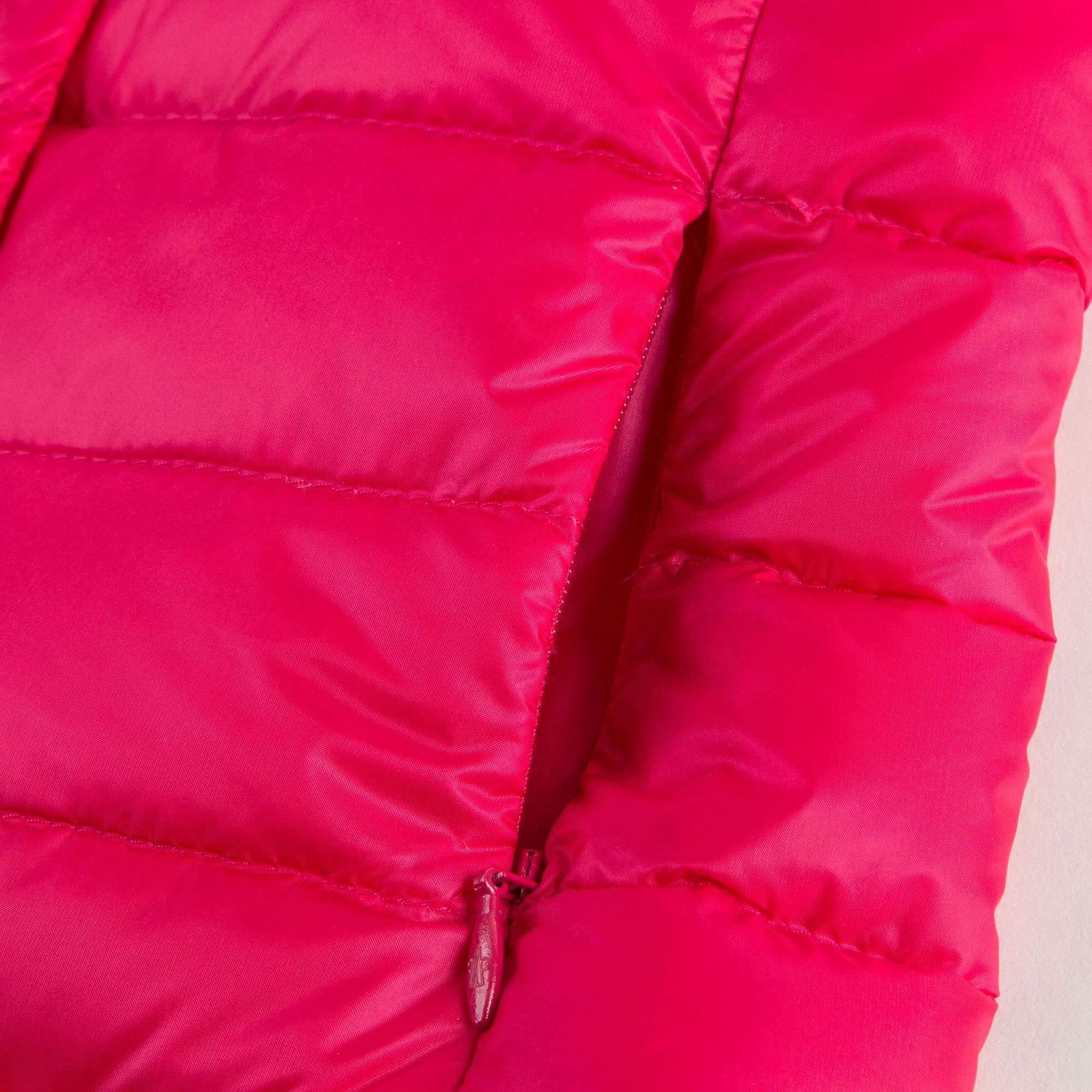 Girls Fuchsia "Liane"Down Padded Gilet
