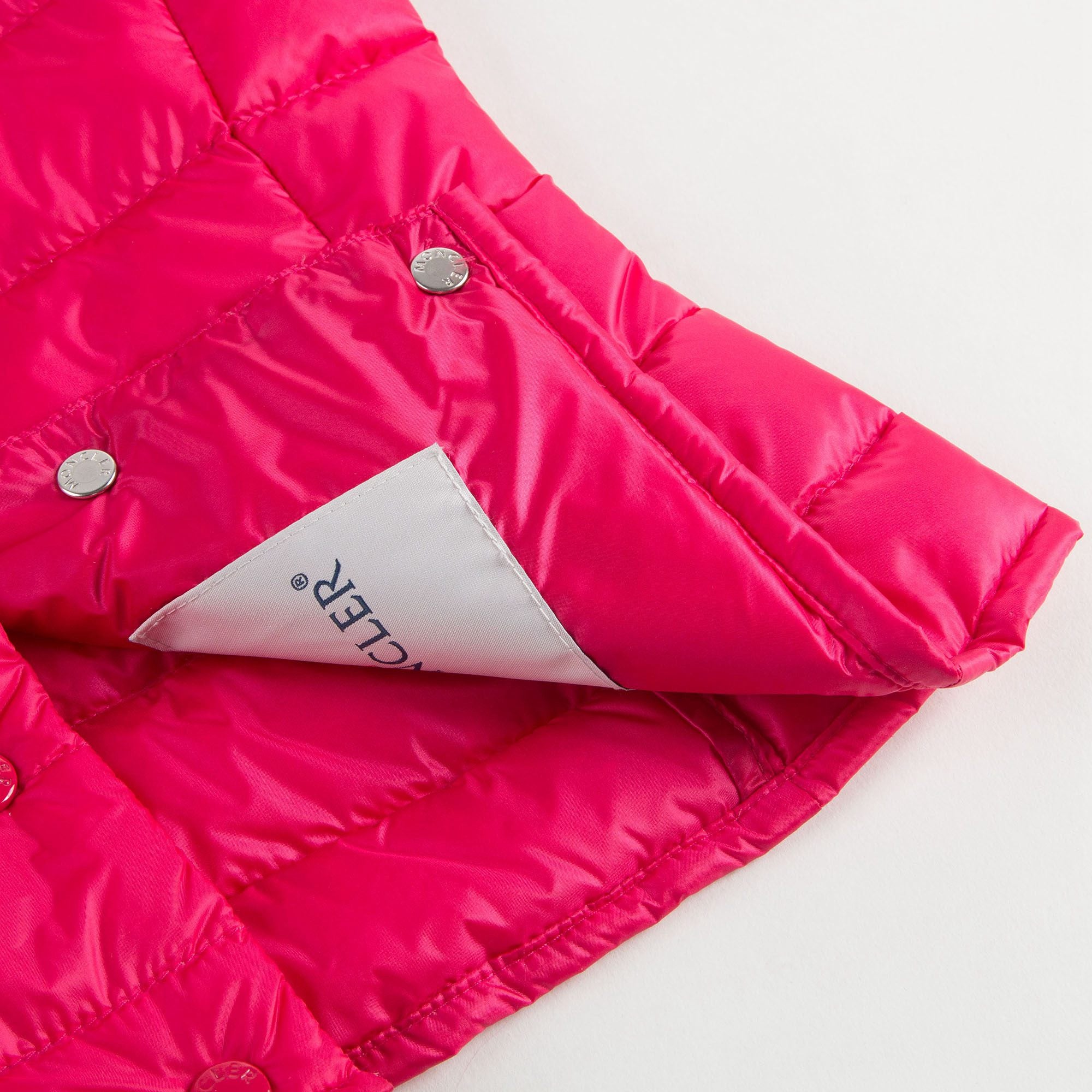 Girls Fuchsia "Liane"Down Padded Gilet