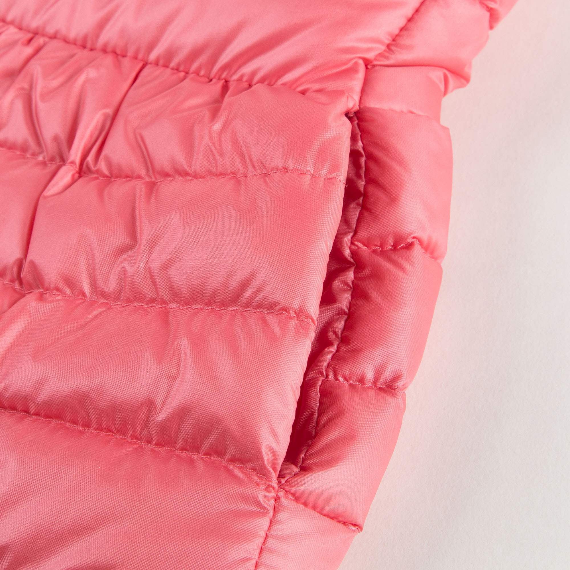 Girls Pink "New Cherame"Down Padded Gilet