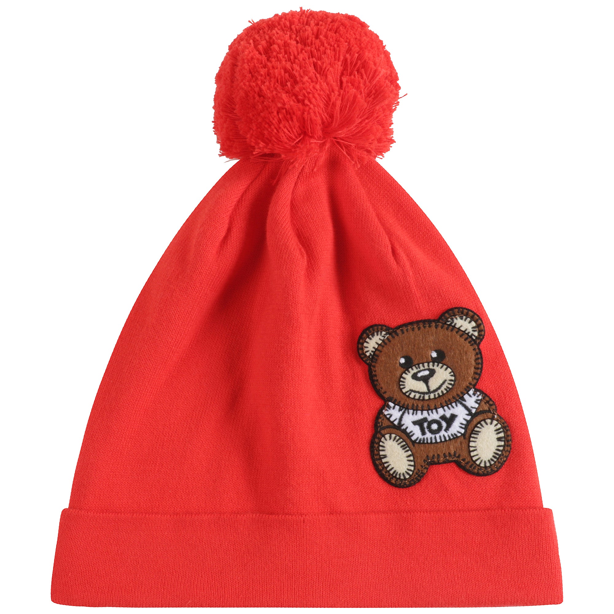 Baby Boys & Girls Poppy Red Cotton Hat