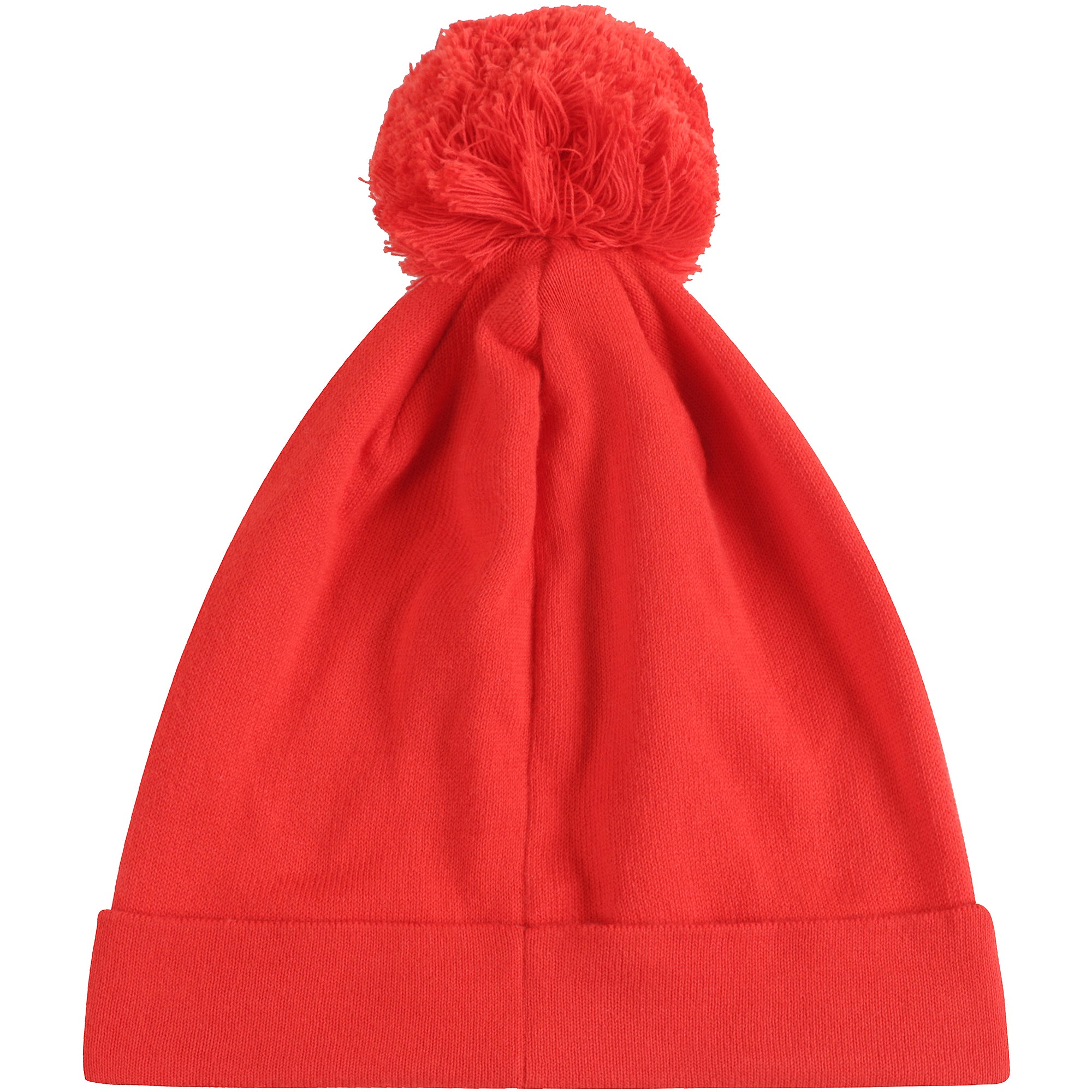 Baby Boys & Girls Poppy Red Cotton Hat