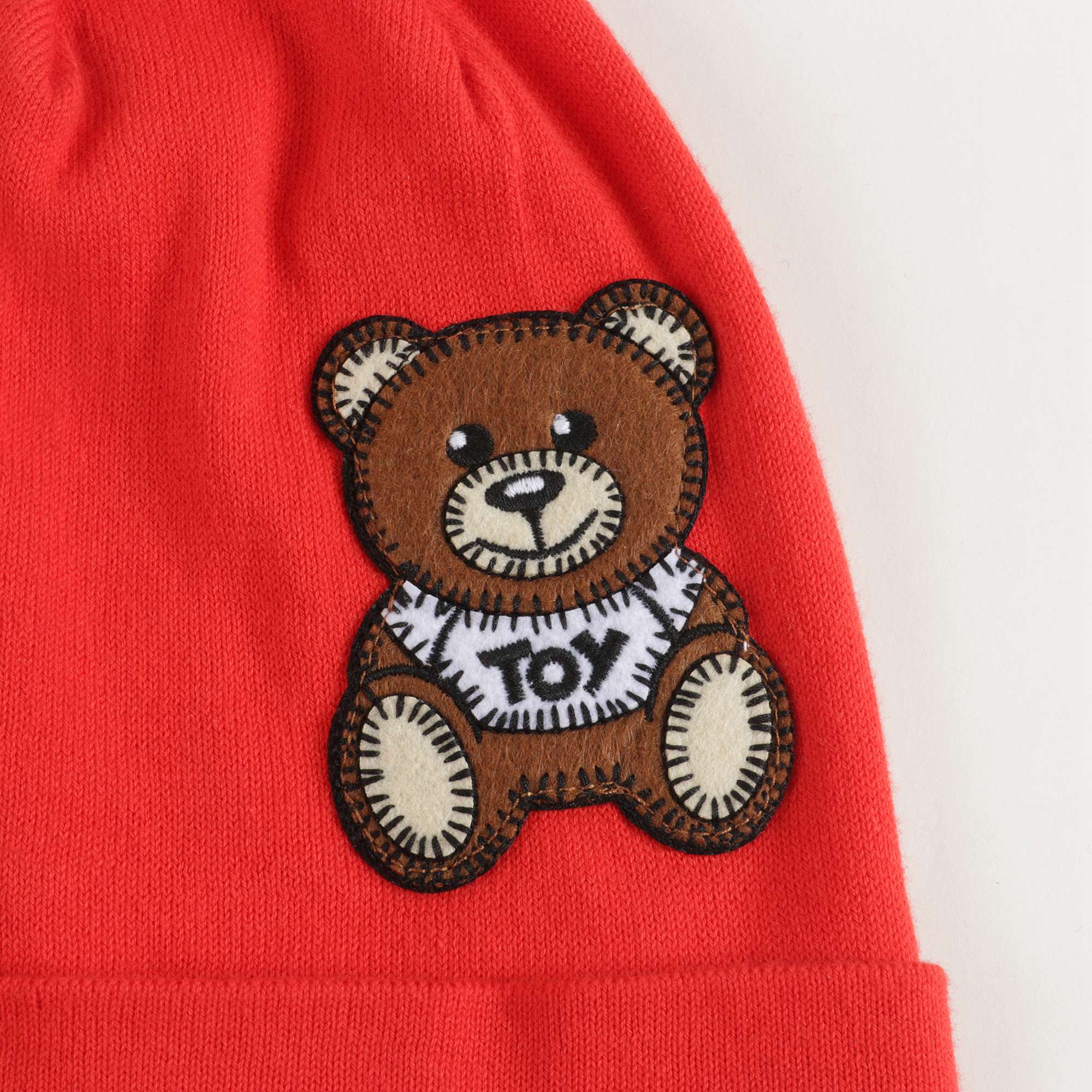Baby Boys & Girls Poppy Red Cotton Hat