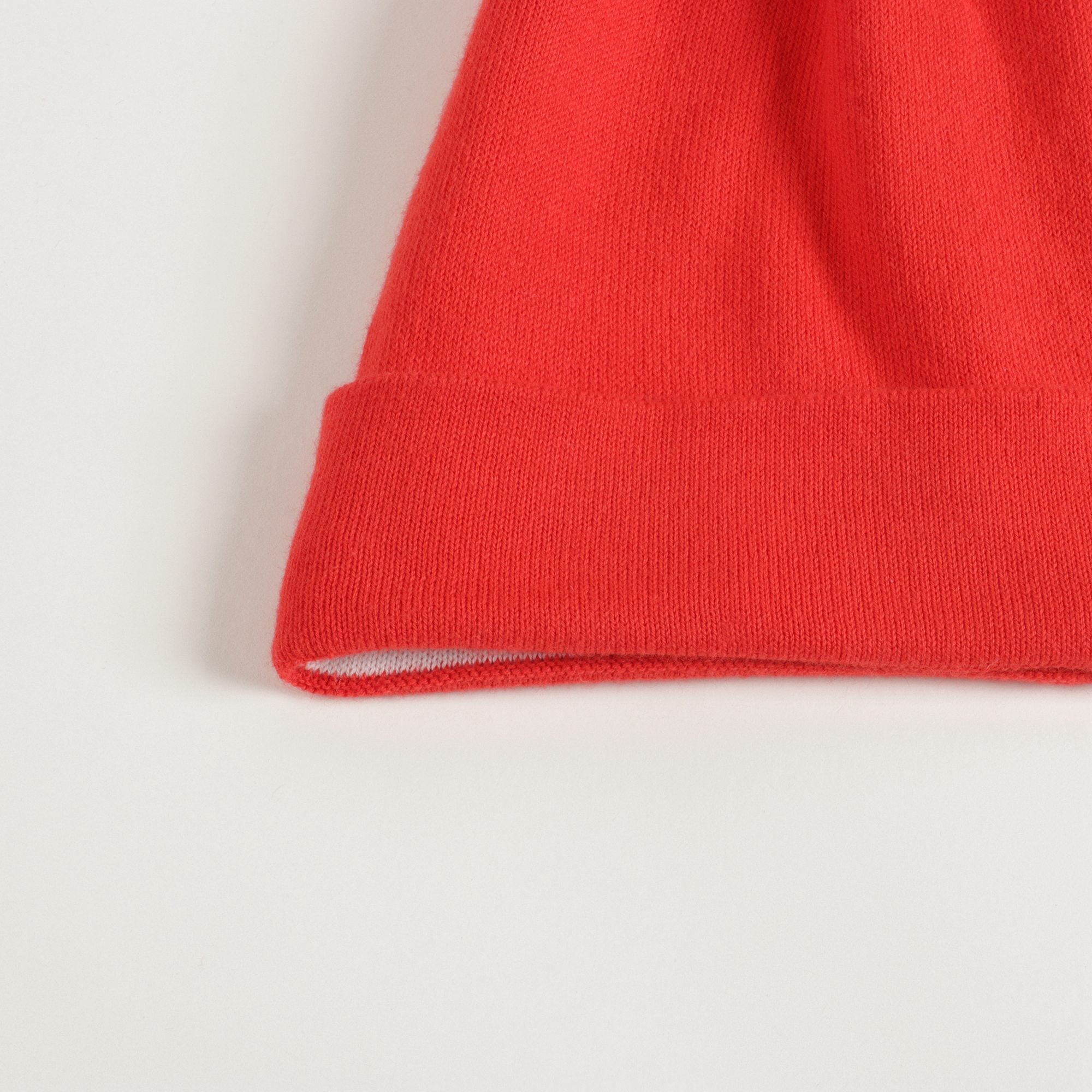Baby Boys & Girls Poppy Red Cotton Hat