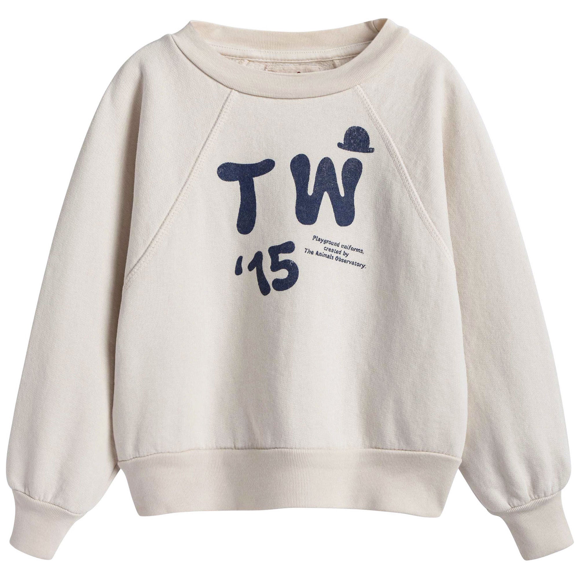 Girls White "TW" Sweatshirt