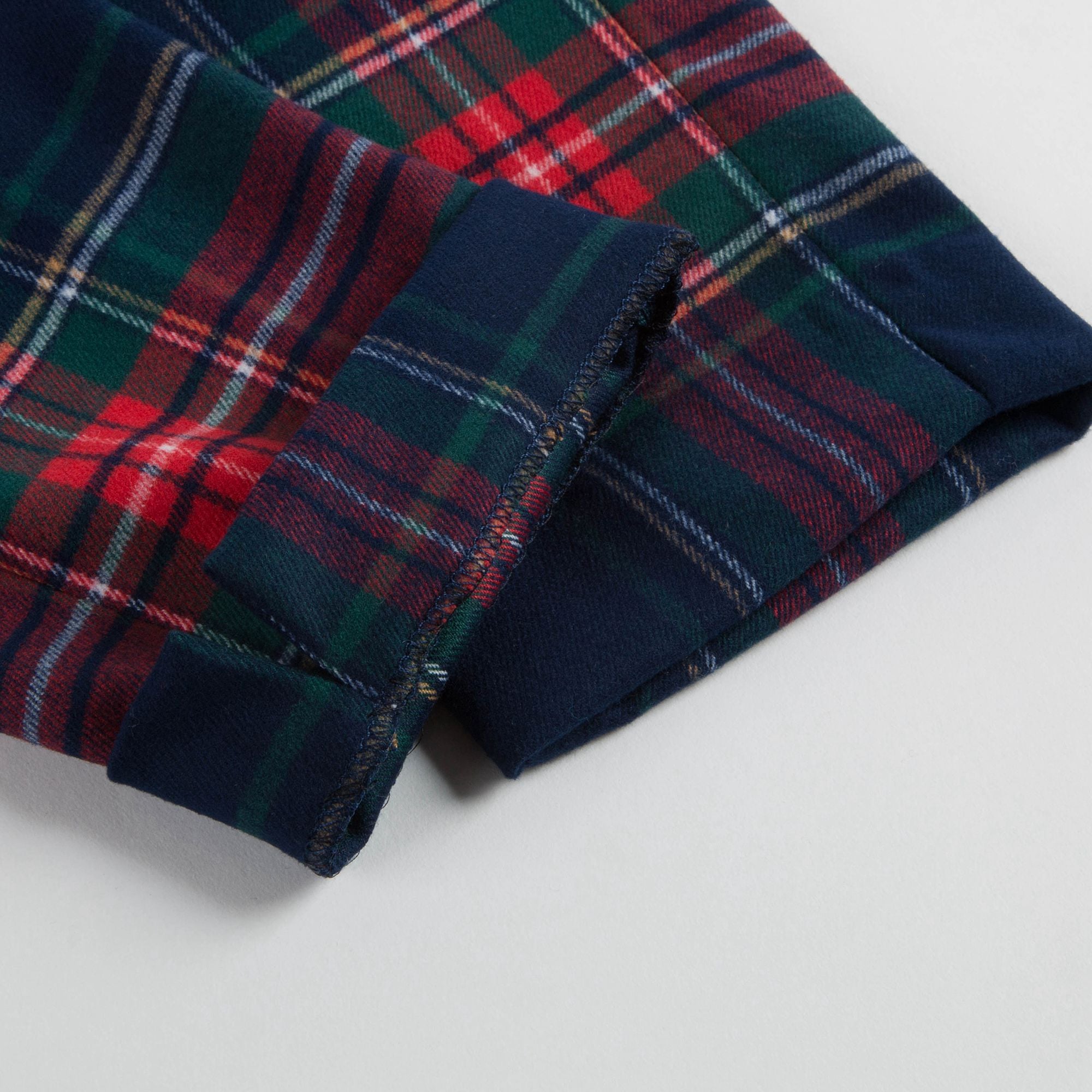 Girls Night Blue Check Trousers