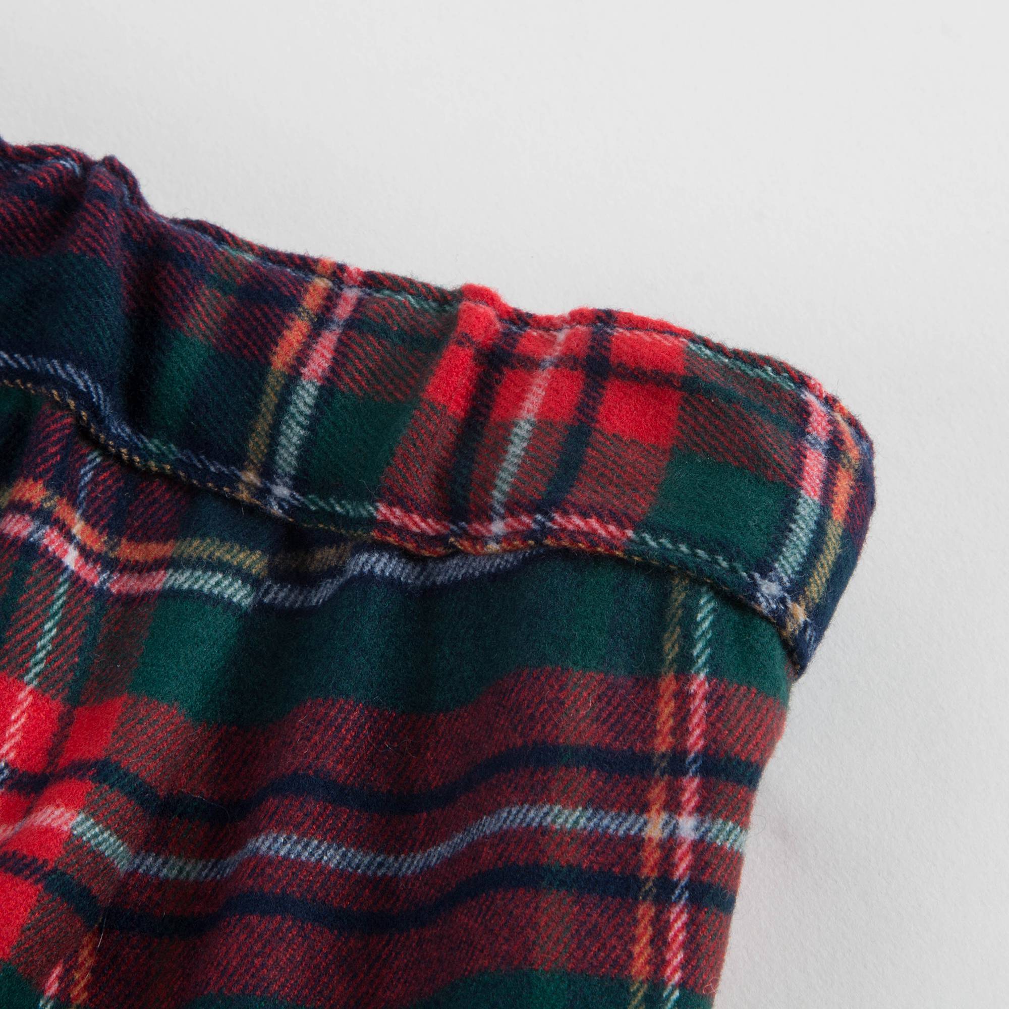 Girls Night Blue Check Trousers