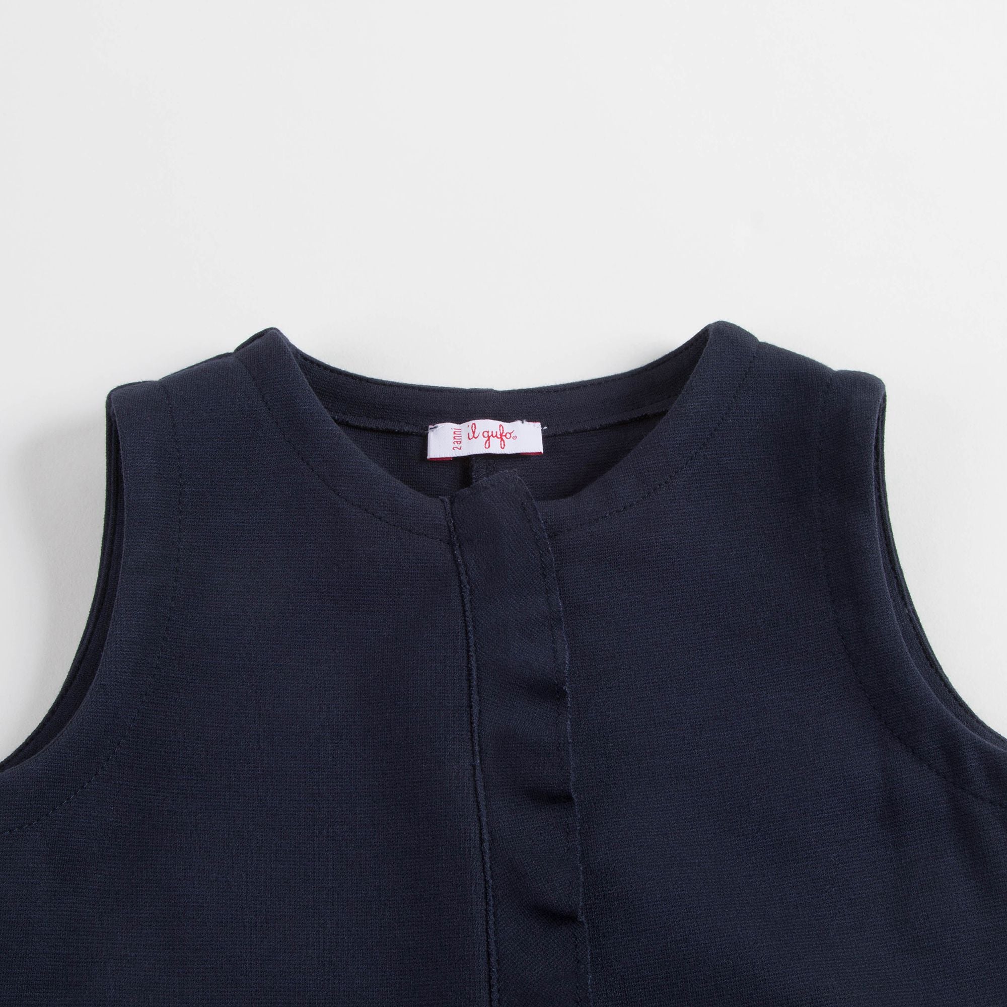Girls Navy Blue Dungarees