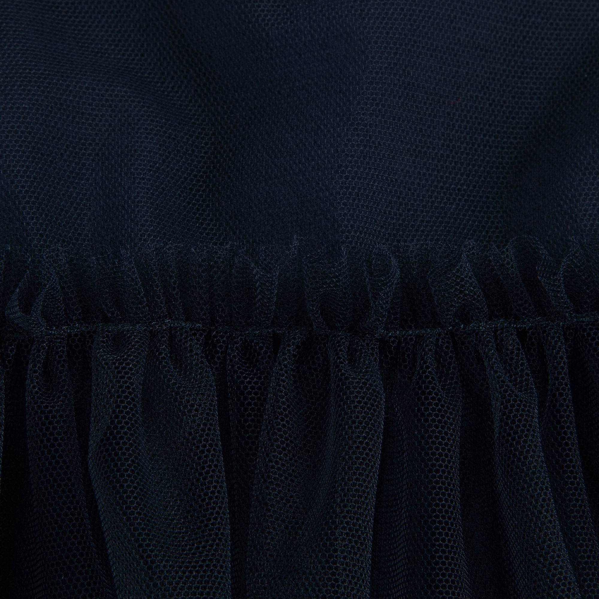 Girls Navy Blue Cotton Dress