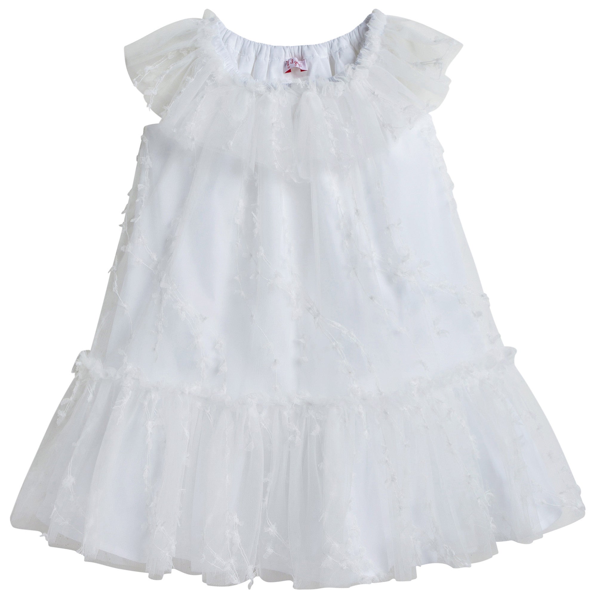Girls White Lace Dress