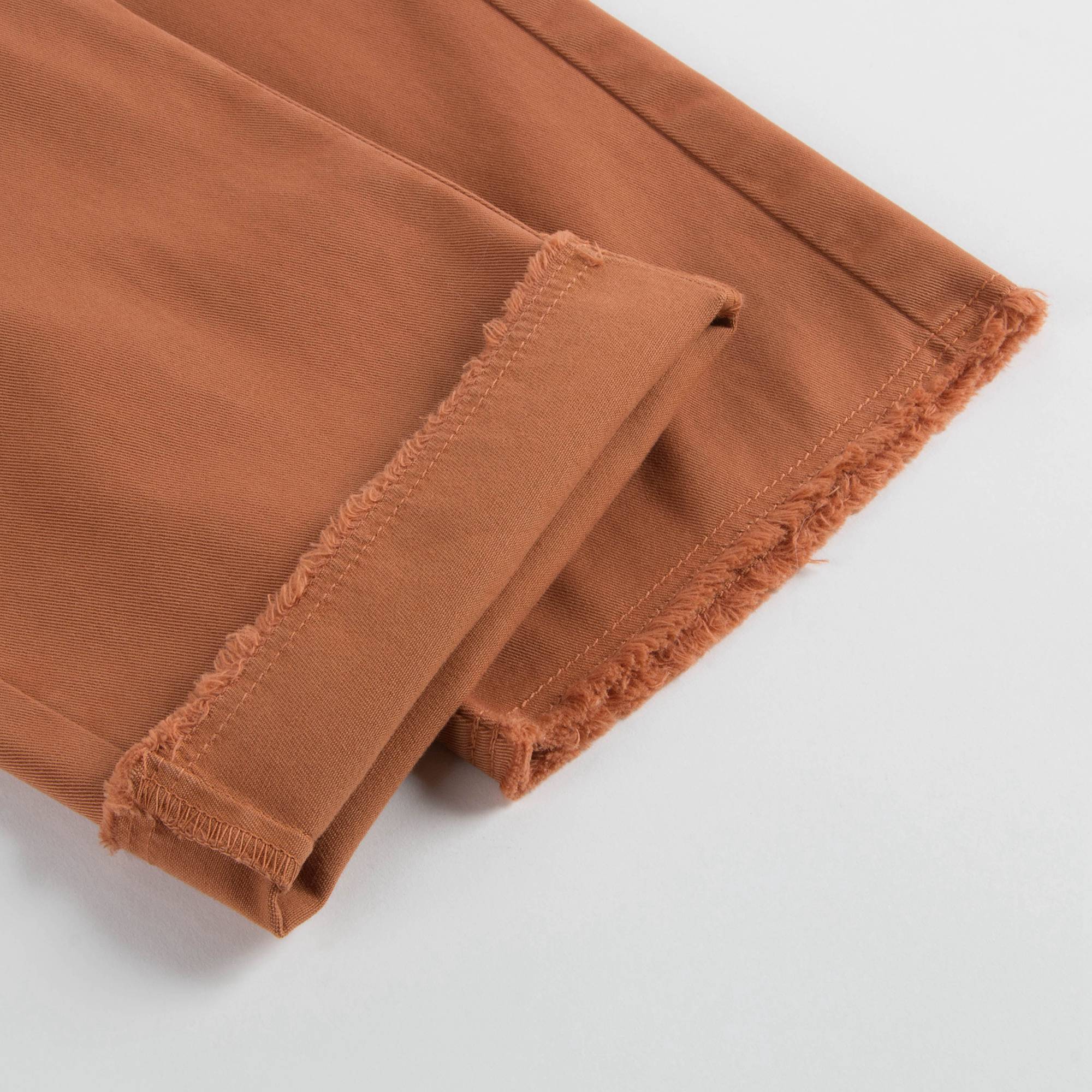 Girls Cinnamon Cotton Trousers