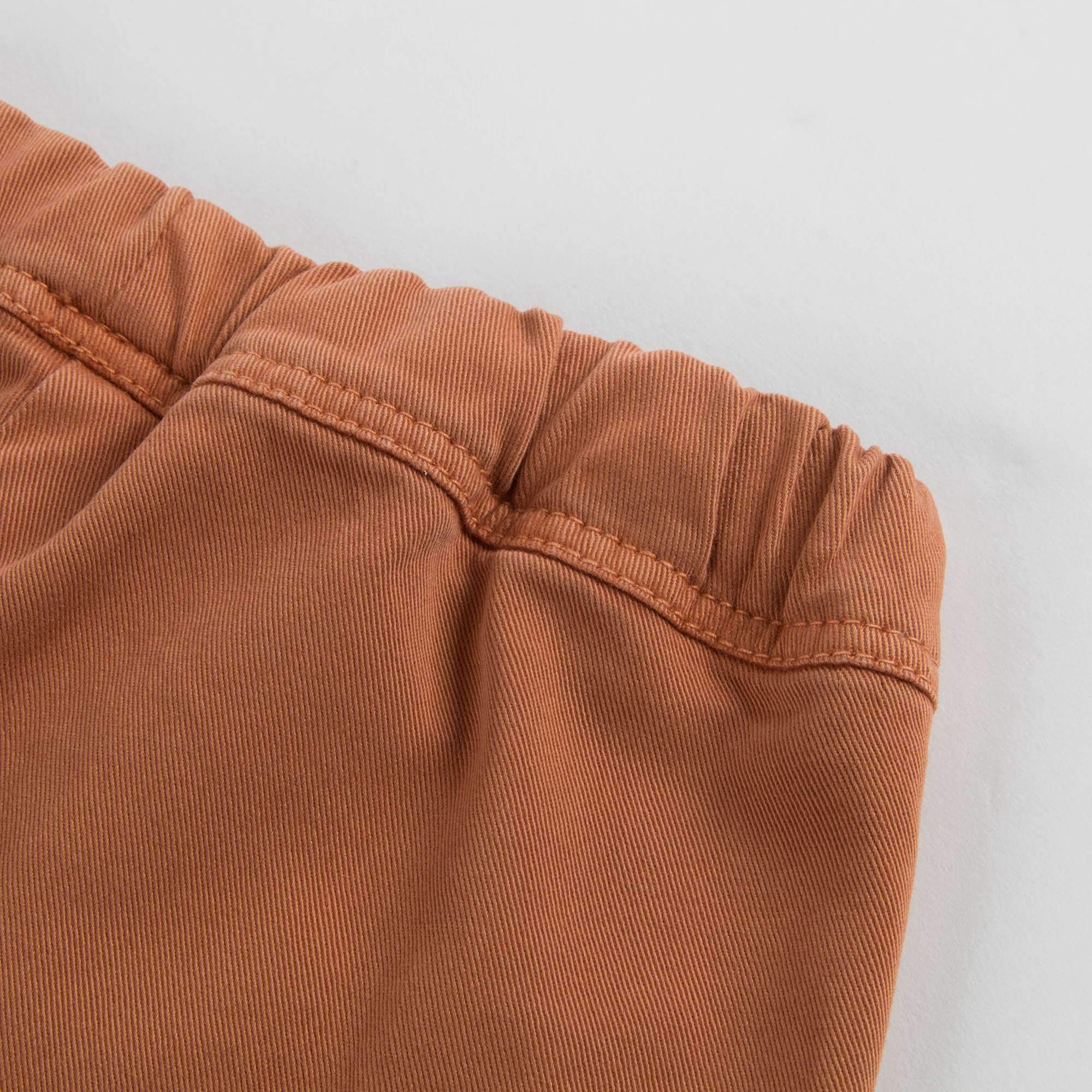 Girls Cinnamon Cotton Trousers