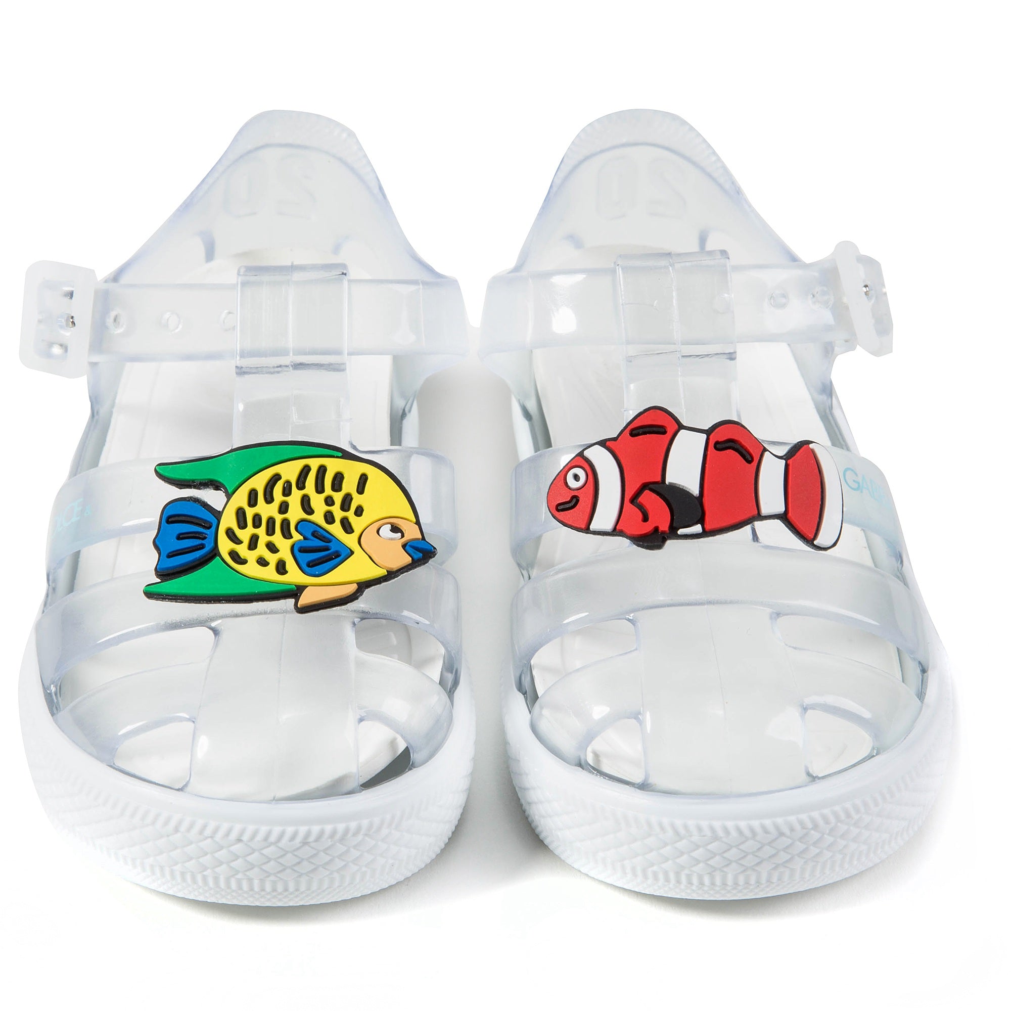 Boys & Girls  Transparent  Whit  Fish  Sandals
