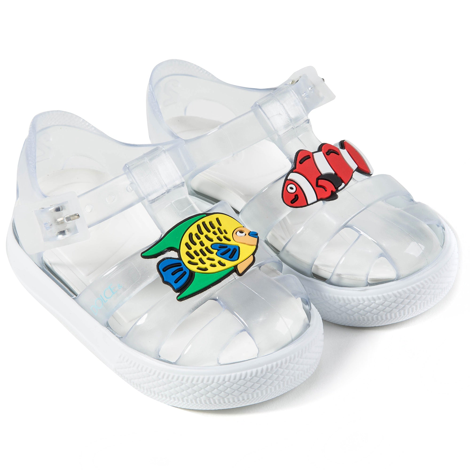 Boys & Girls  Transparent  Whit  Fish  Sandals