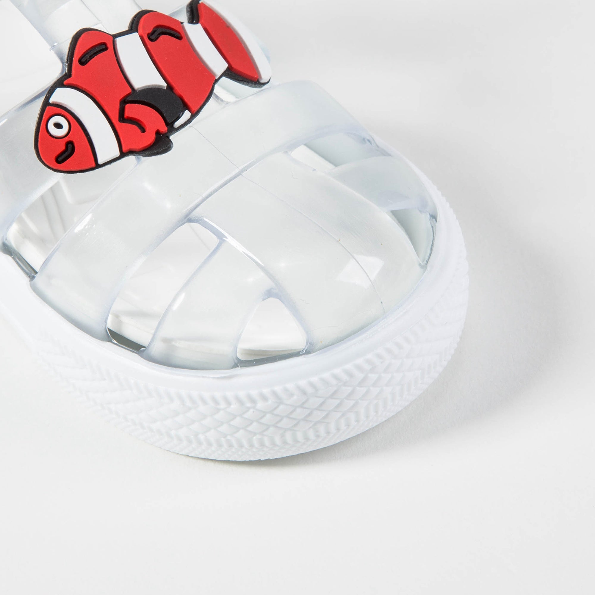 Boys & Girls  Transparent  Whit  Fish  Sandals