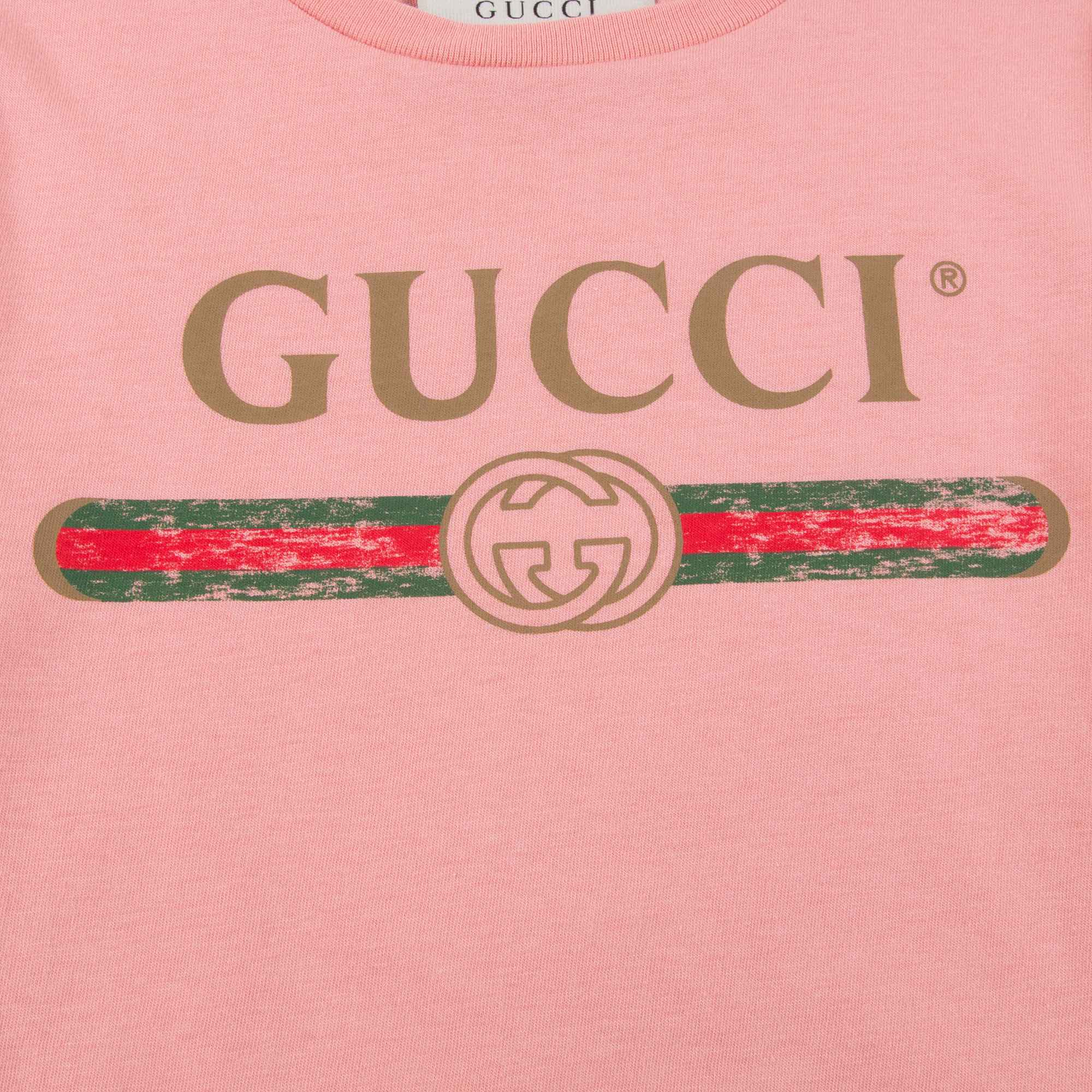 Girls Pink Logo T-shirt