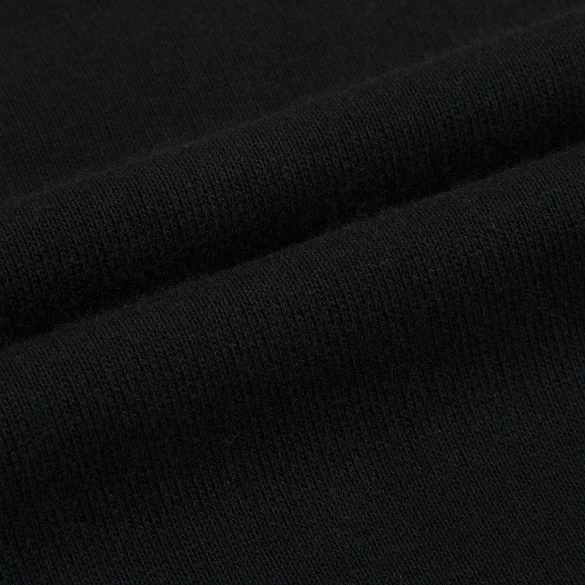 Boys & Girls Black Logo Cotton Sweatshirt