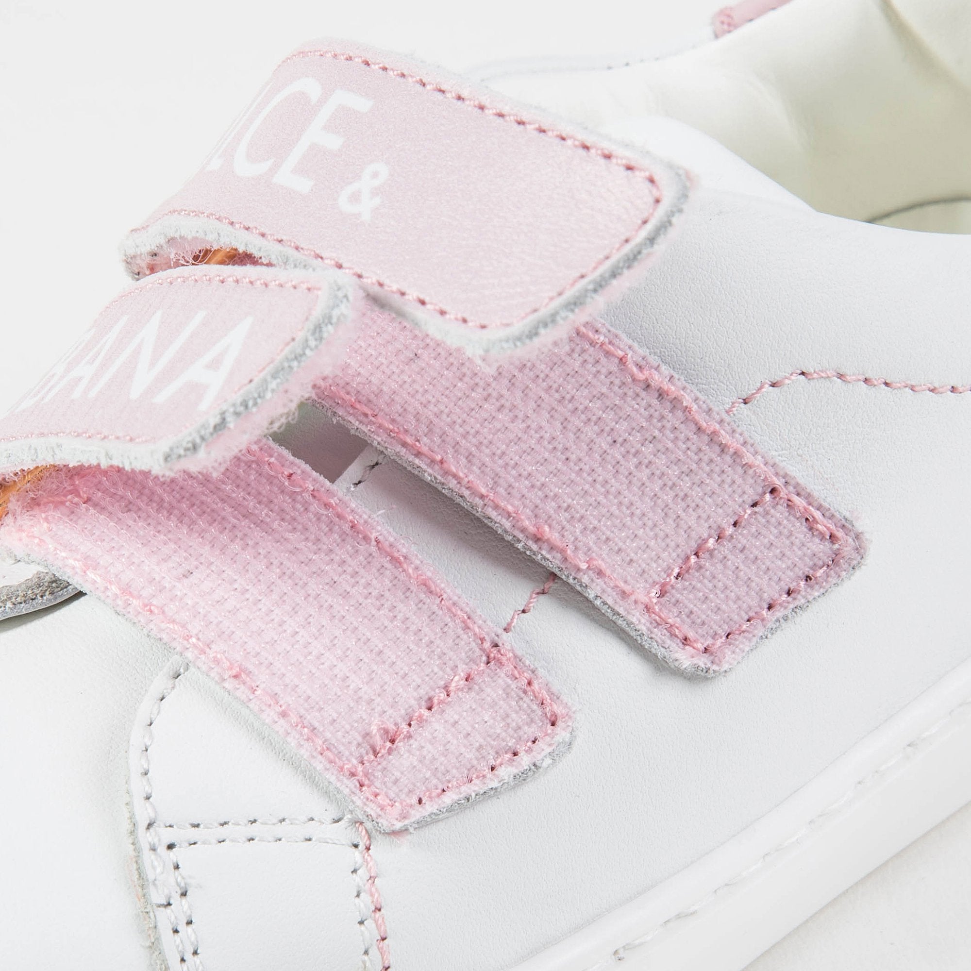 Baby  Girls  White  Pink  Logo  Shoes