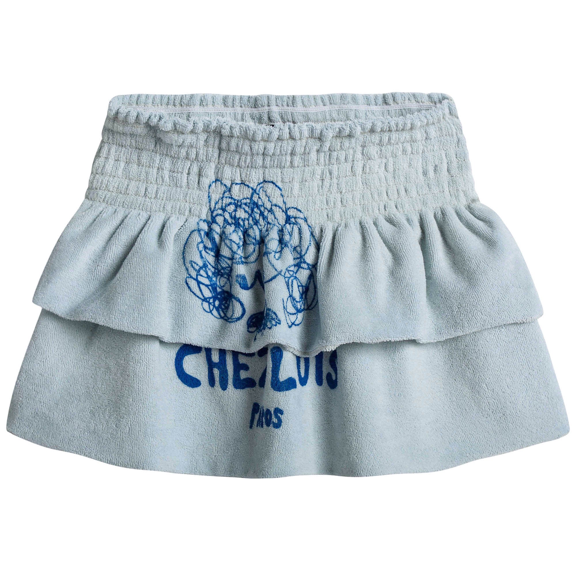 Girls Light Blue "Chez Luis" Skirt