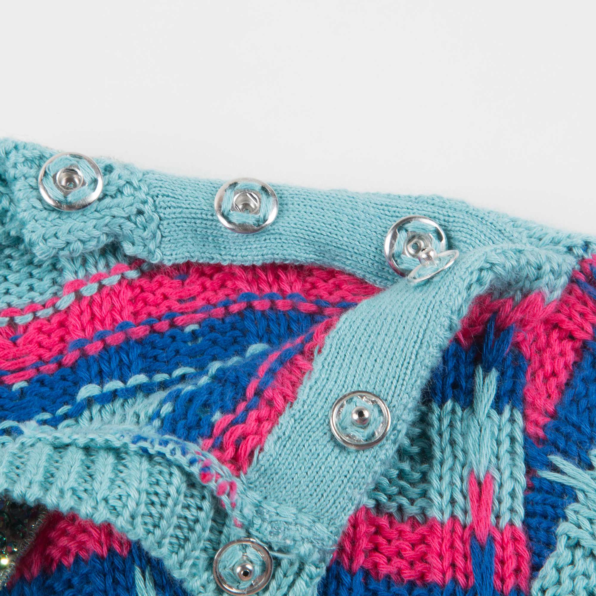 Girls Color Striped Sweater