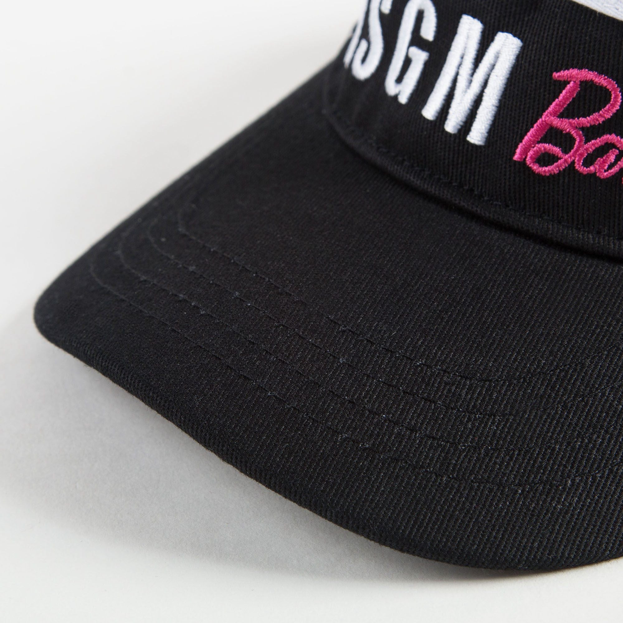 Girls Black Logo Sunhat