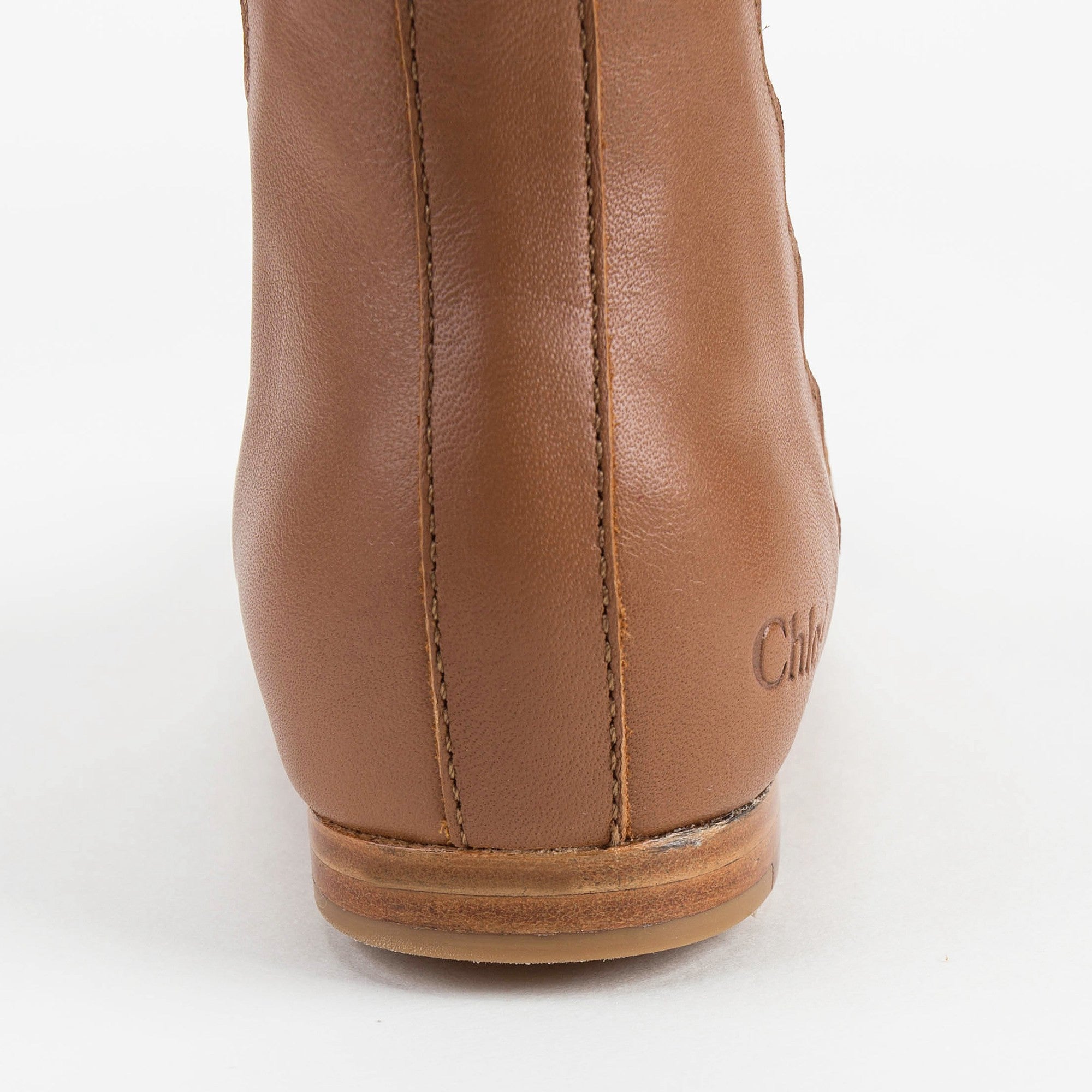 Girls Light Brown Chelsea Boots