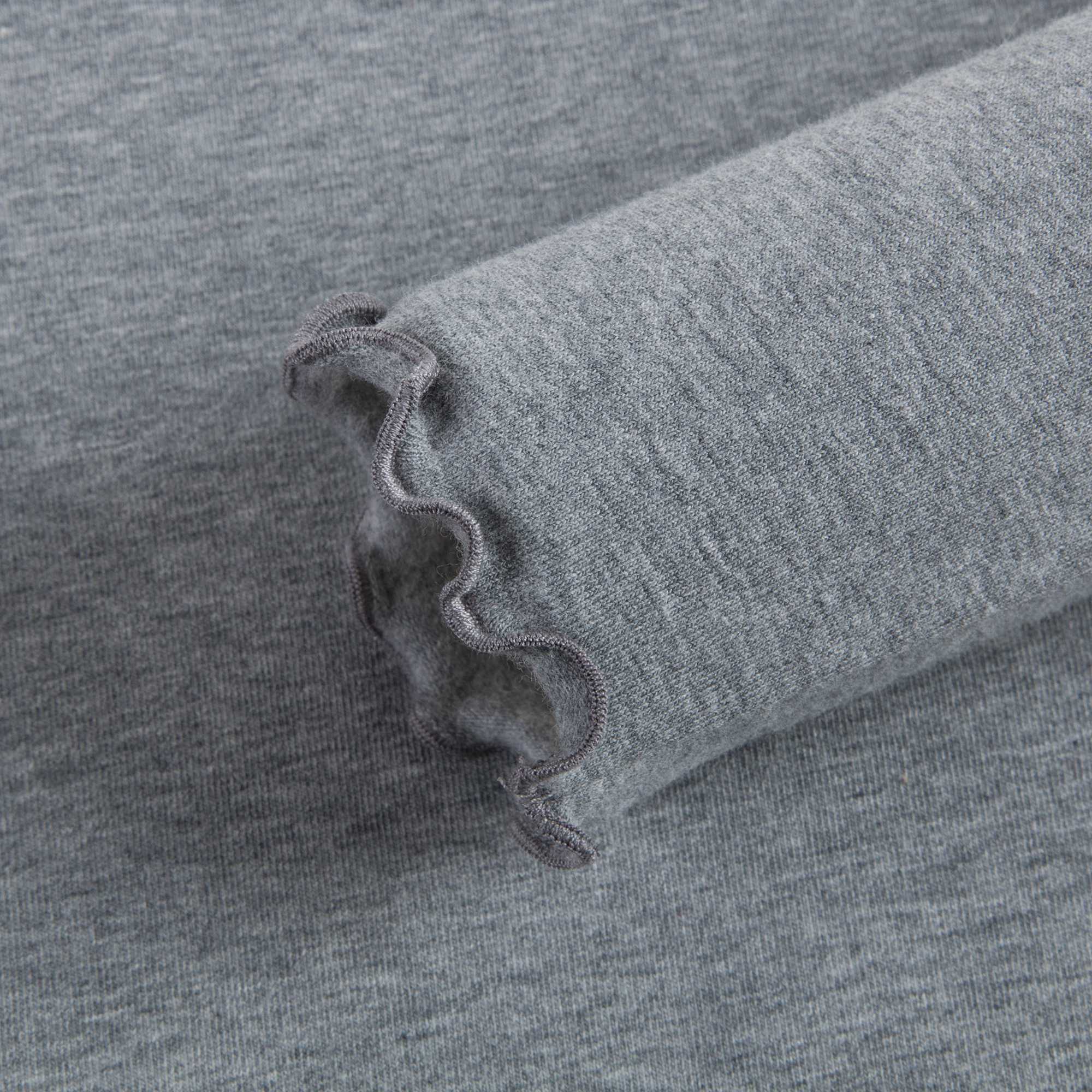 Girls Steel Grey Cotton T-shirt