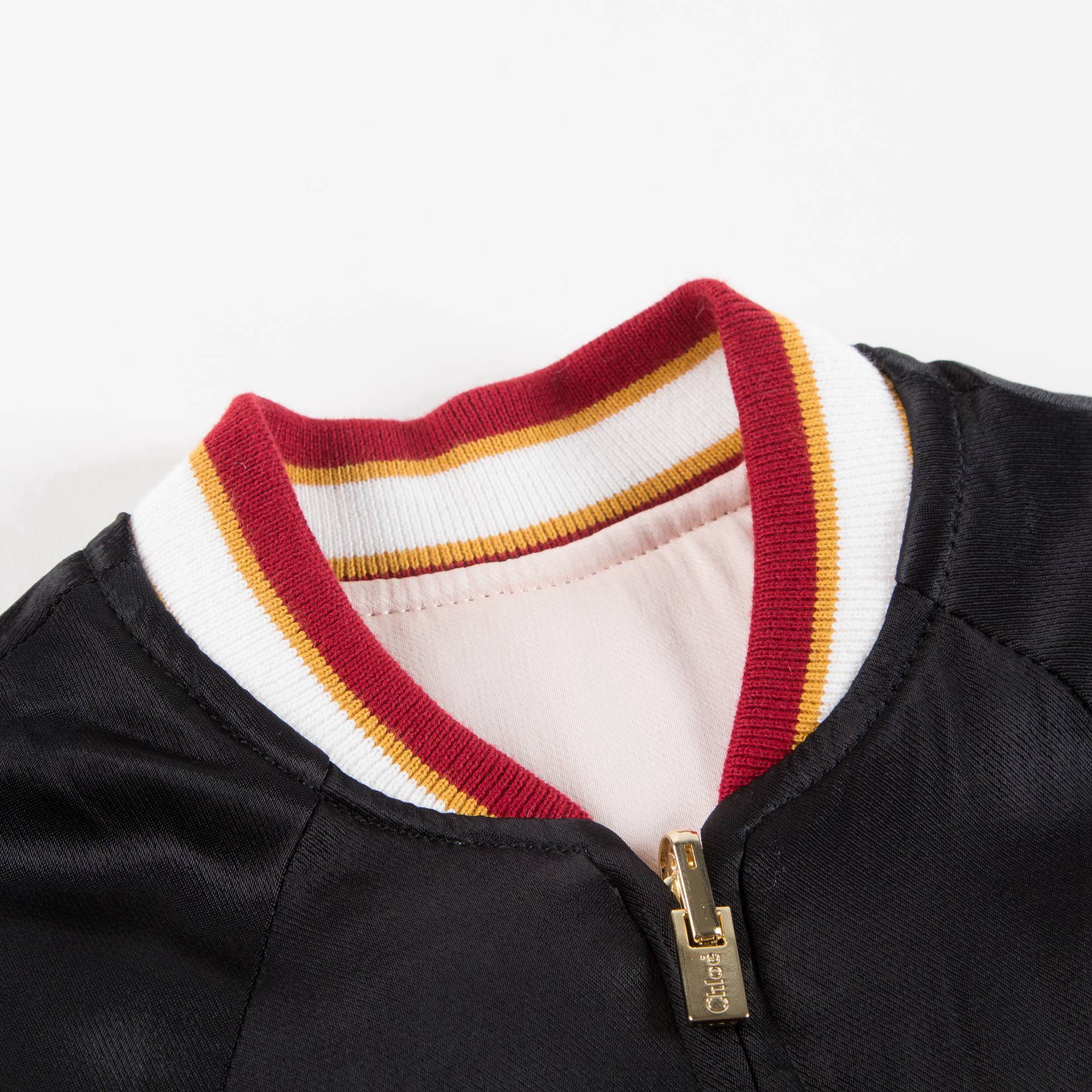 Girls Pink & Black Reversible Jacket