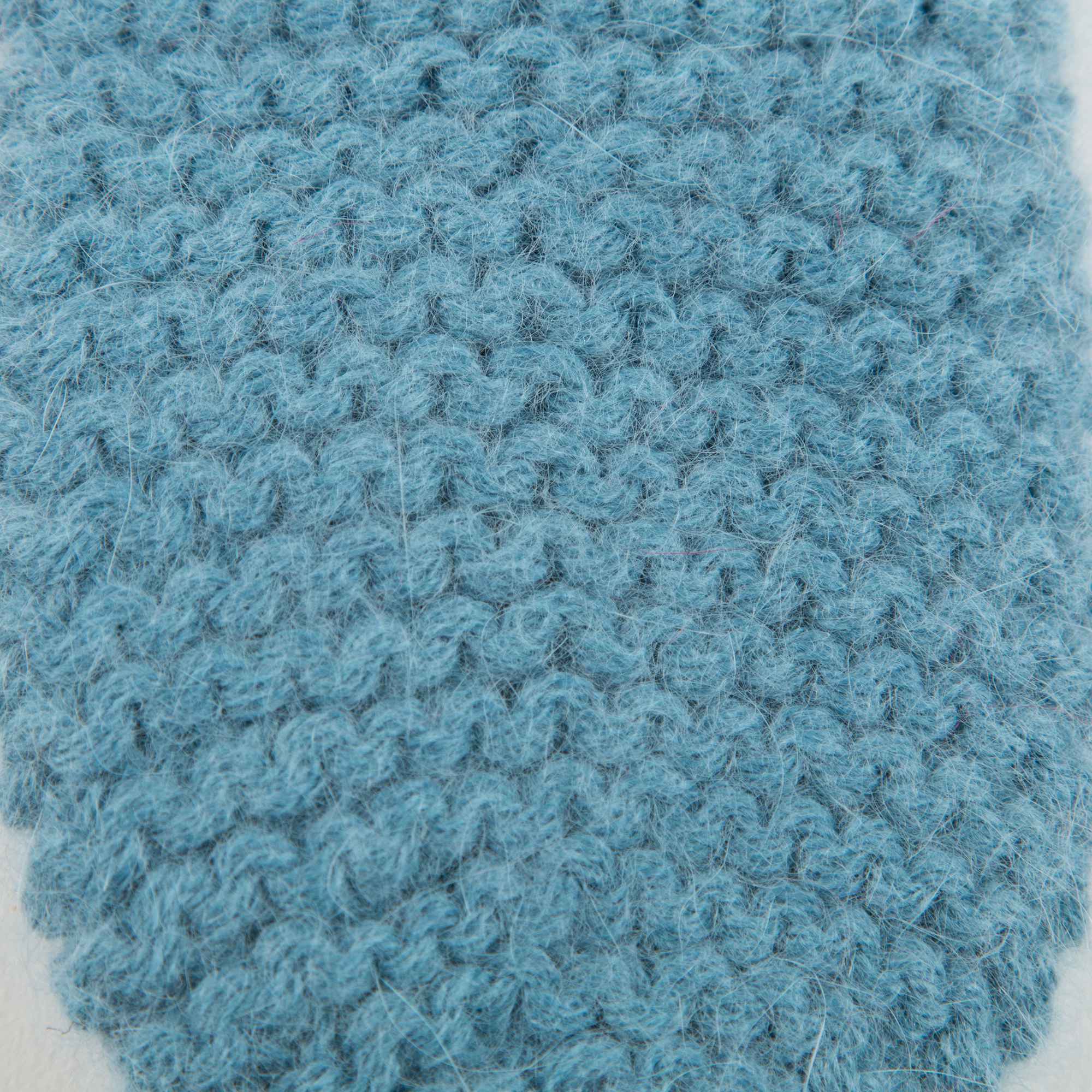 Girls Dusty Blue  Angora  Mittens