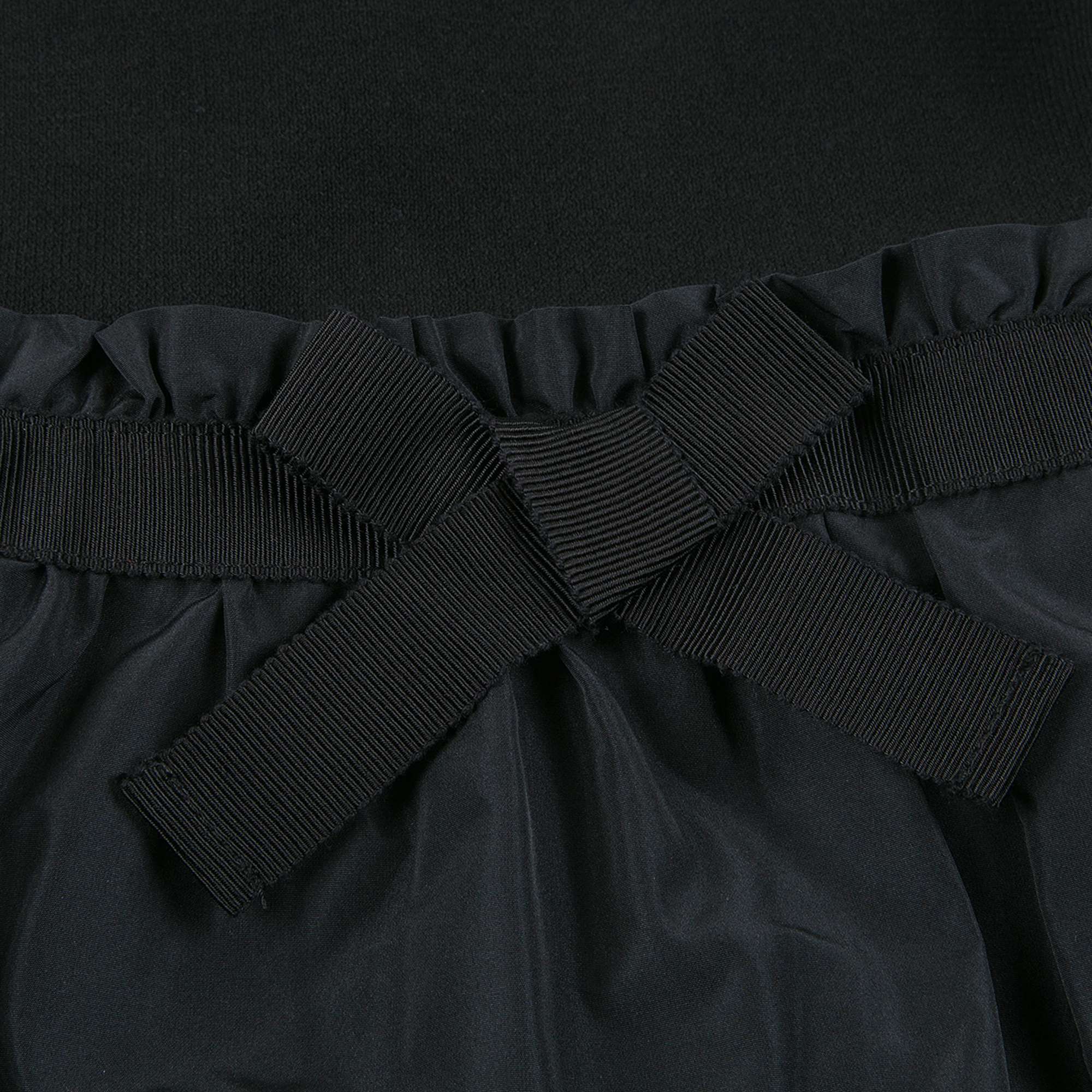 Girls Black Logo Dress