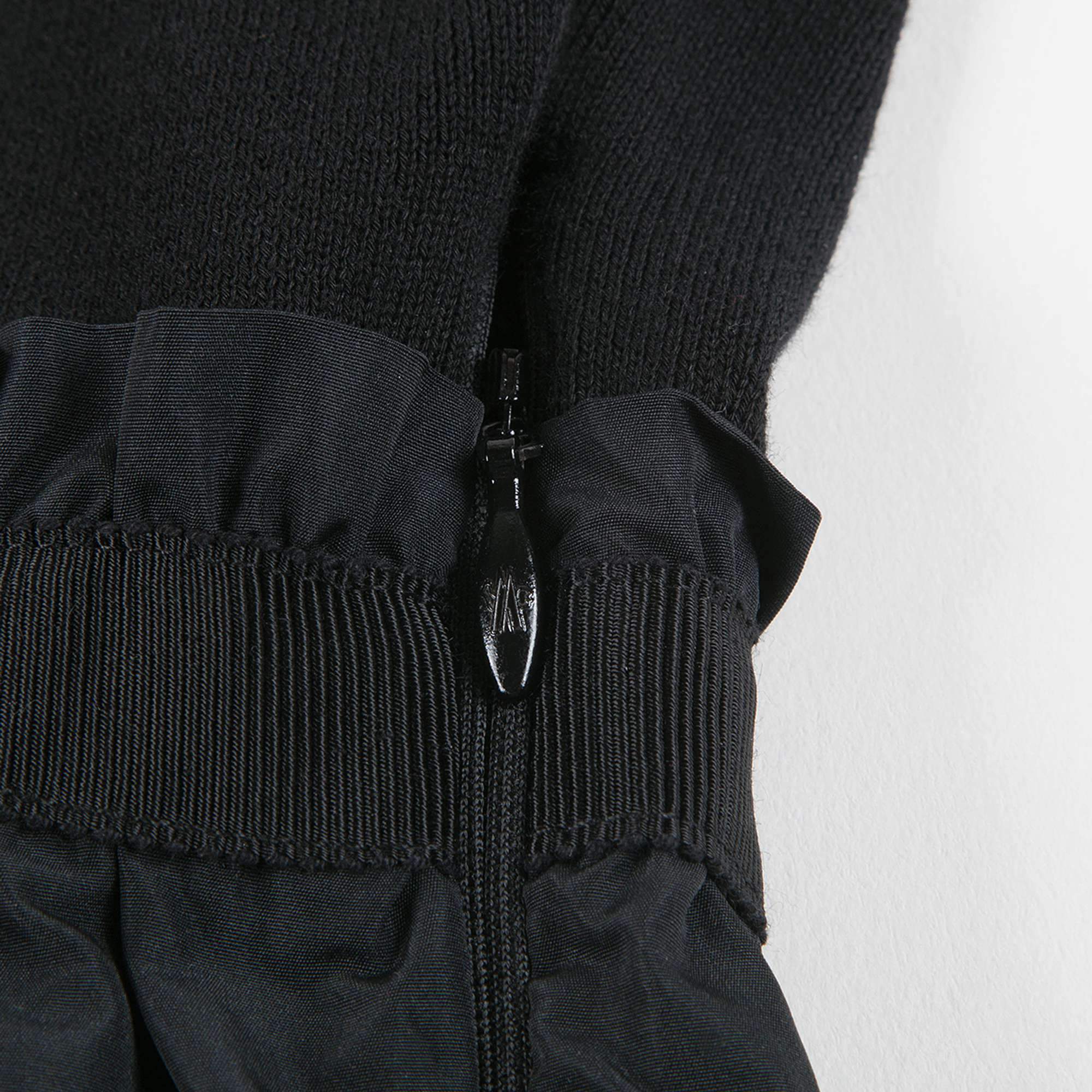Girls Black Logo Dress