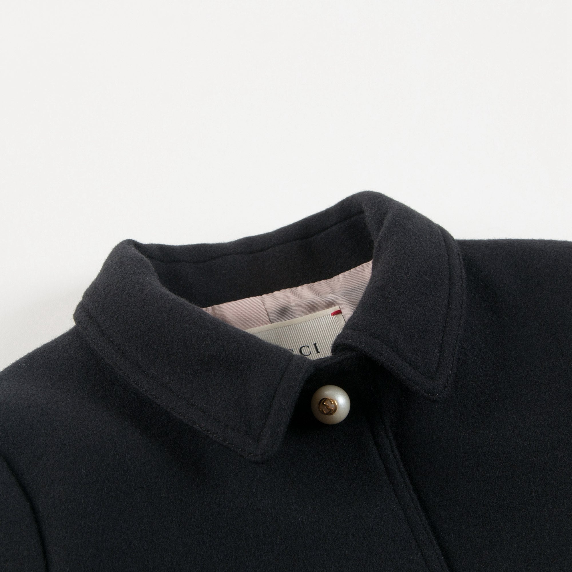 Girls Ink Blue  Wool  Coat