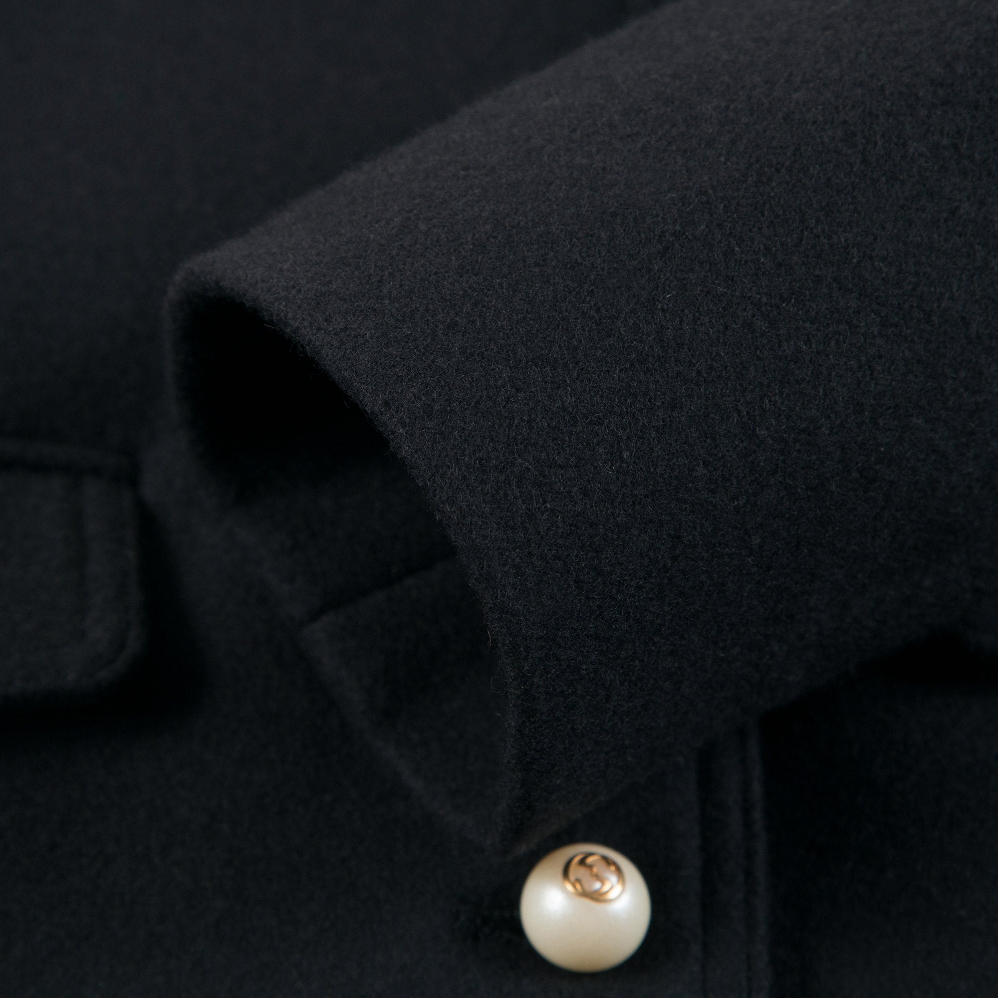 Girls Ink Blue  Wool  Coat